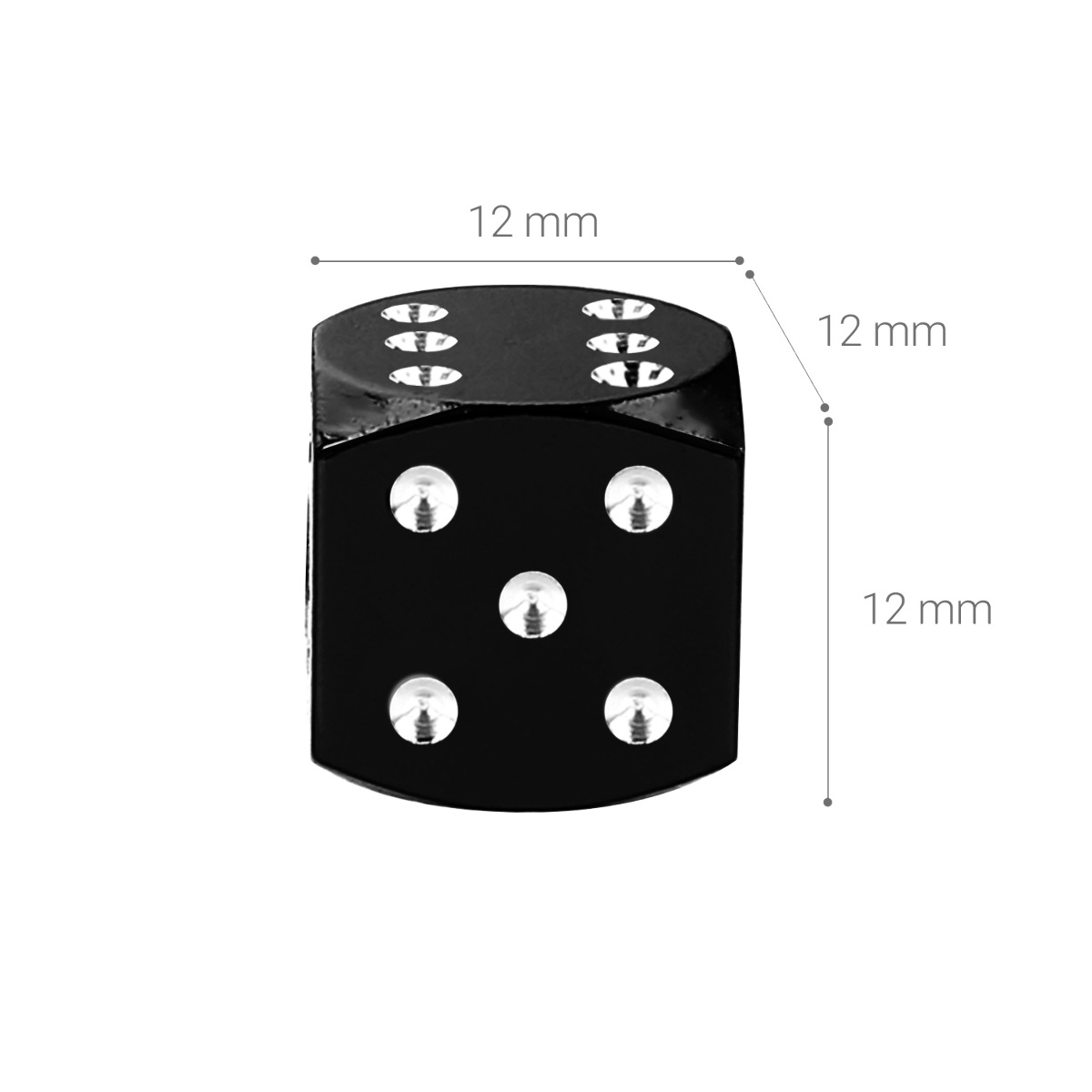 Kovové čepičky ventilků kwmobile pro auto, kolo a motocykl - set of 5 tire stem car wheel dustproof cap
