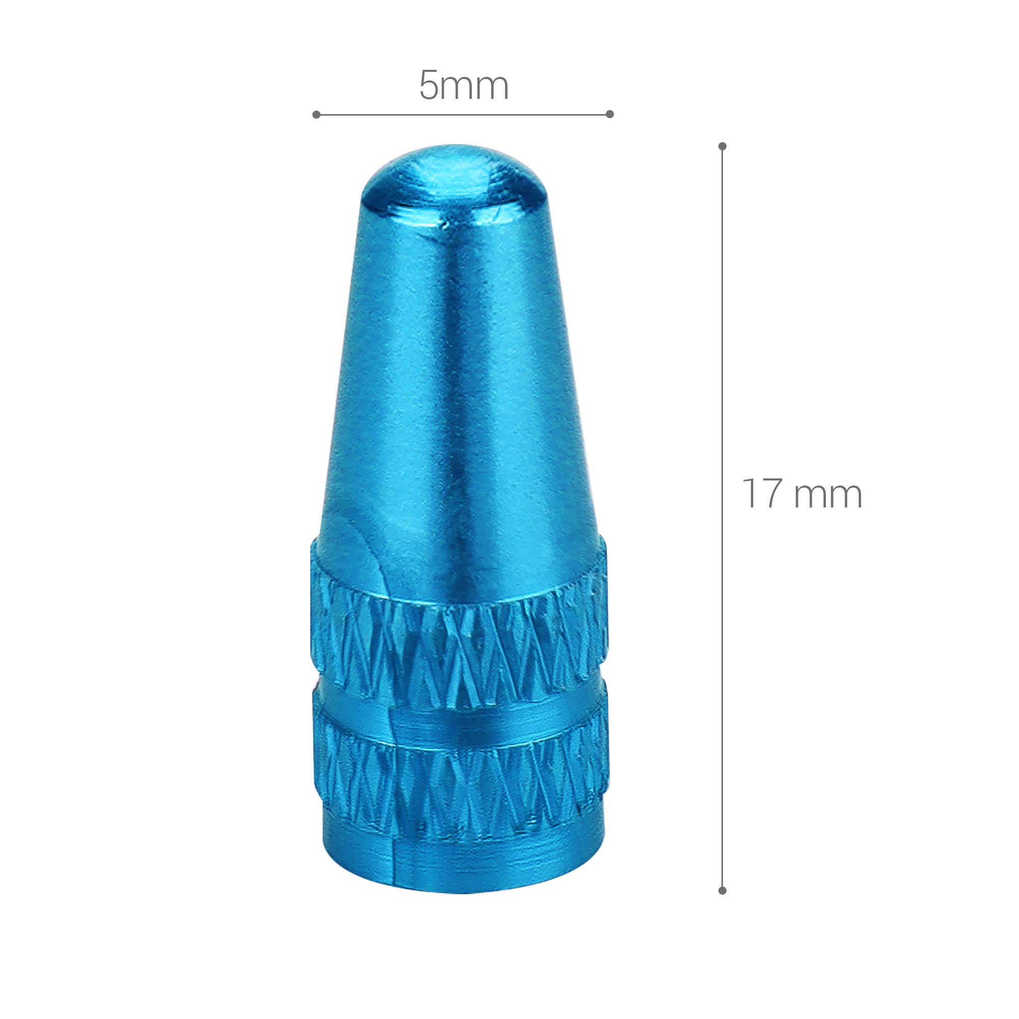 5x Držák na kolo Sclaverand Valve / Presta Valve / French Valve kwmobile - tire caps for bike / road or mountain bike