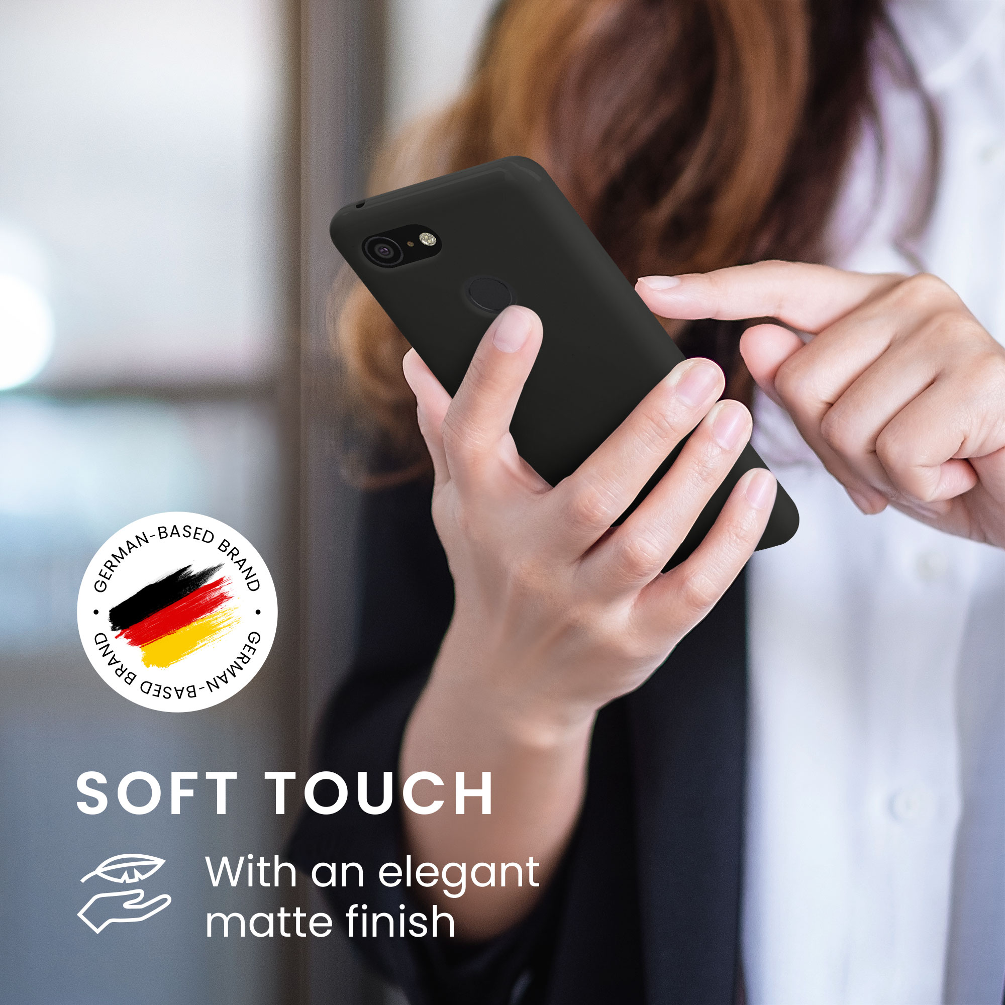 Silikonový kryt kwmobile pro Google Pixel 3 - černá