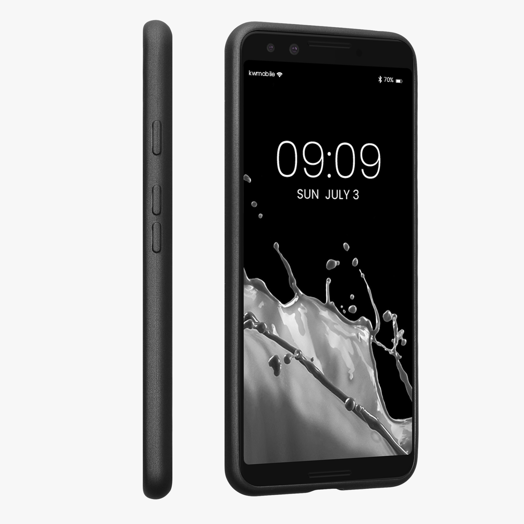 Silikonový kryt kwmobile pro Google Pixel 3 - metalická šedá