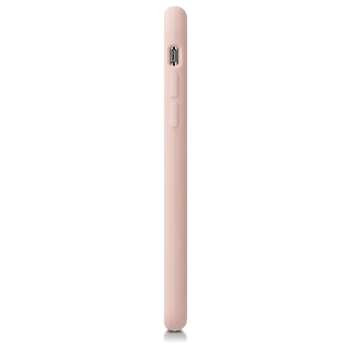 Silikonový kryt na mobil kwmobile pro Apple iPhone XS - pudrově růžová