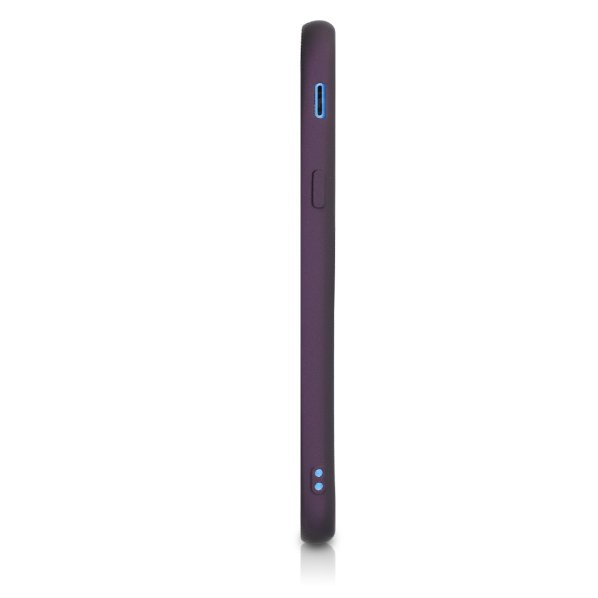 Pouzdro pro Samsung Galaxy A6 (2018) kwmobile tenké metalické silikonové - metalická bordó