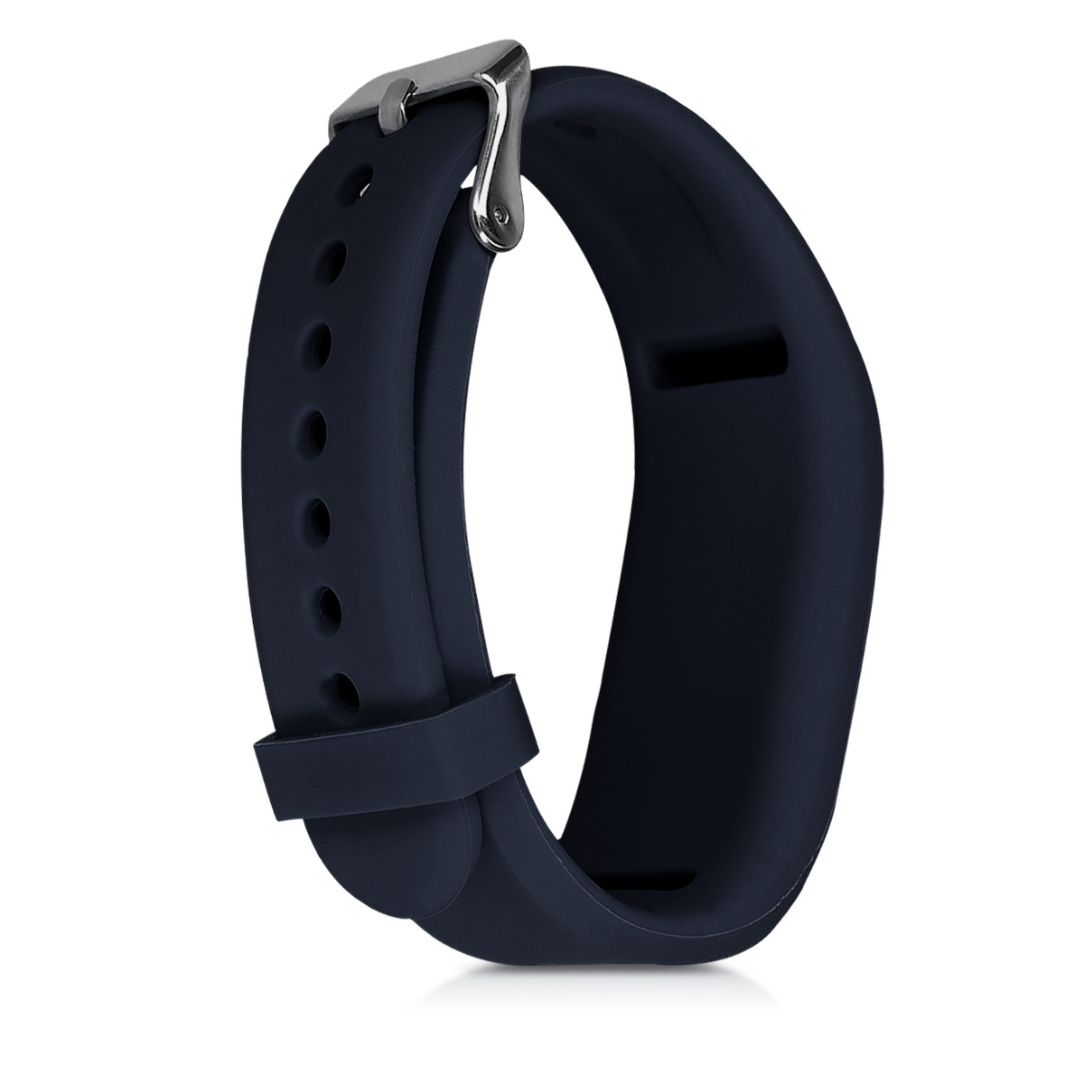 Řemínky pro Garmin Vivofit 3 kwmobile silikonové - černá / tmavě modrá