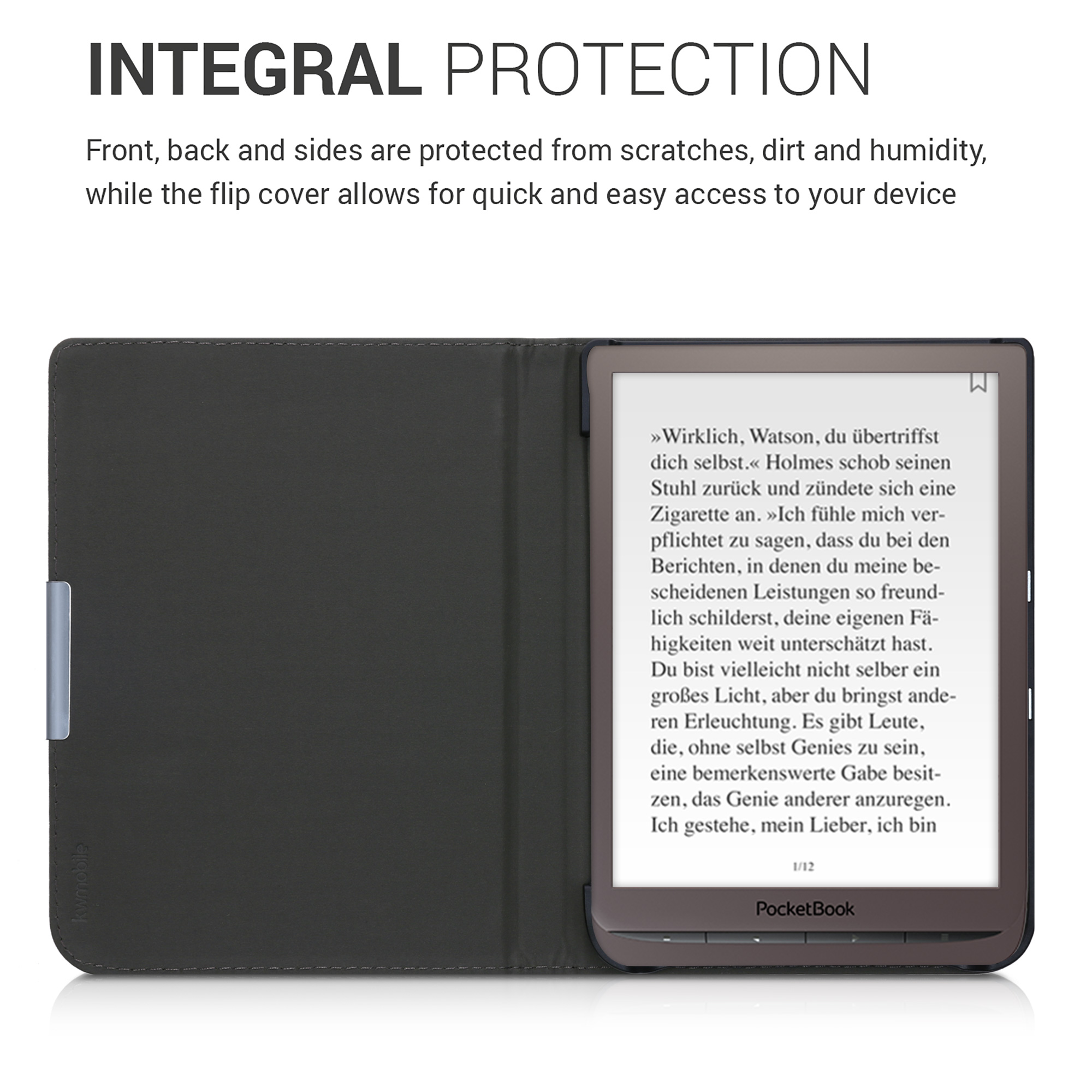 Pouzdro na čtečku kwmobile pro Pocketbook InkPad 3 / 3 Pro / Color /… - modrá