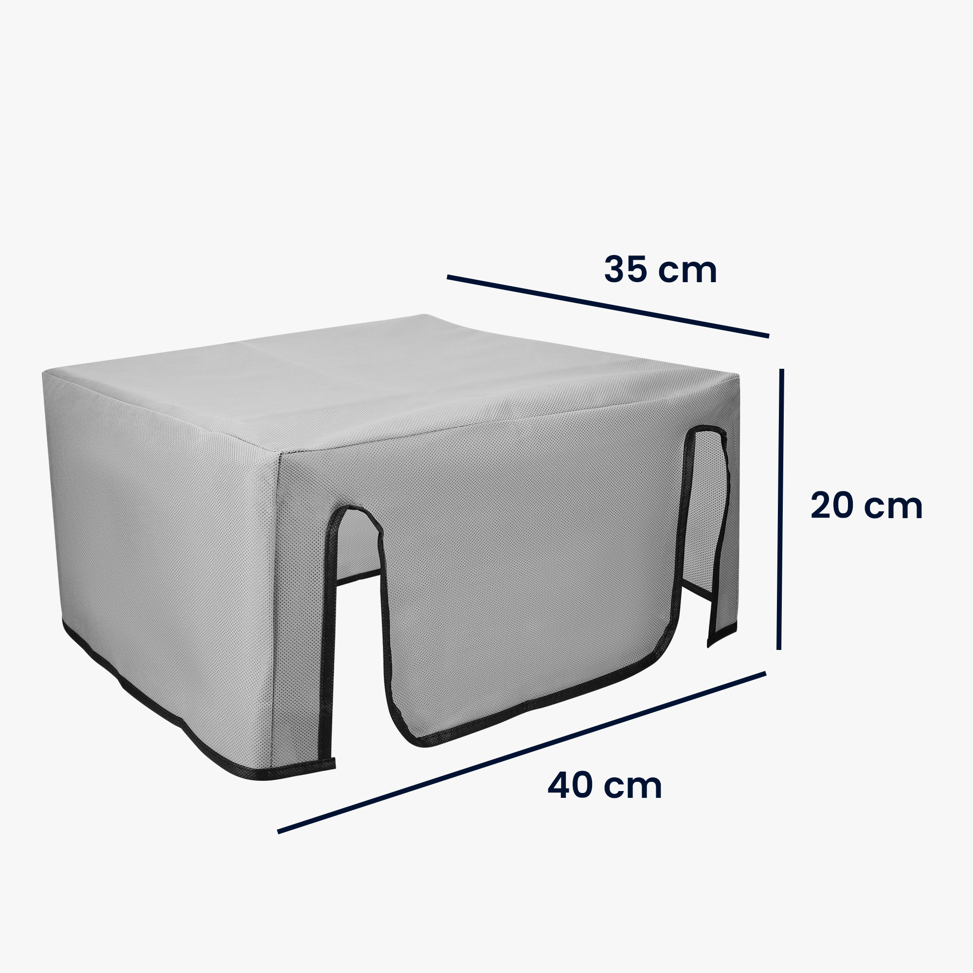 Ochranný kryt proti prachu pro Brother HL-L2310D / L2350DW / L2370DN / L2375DW kwmobile - světle šedá
