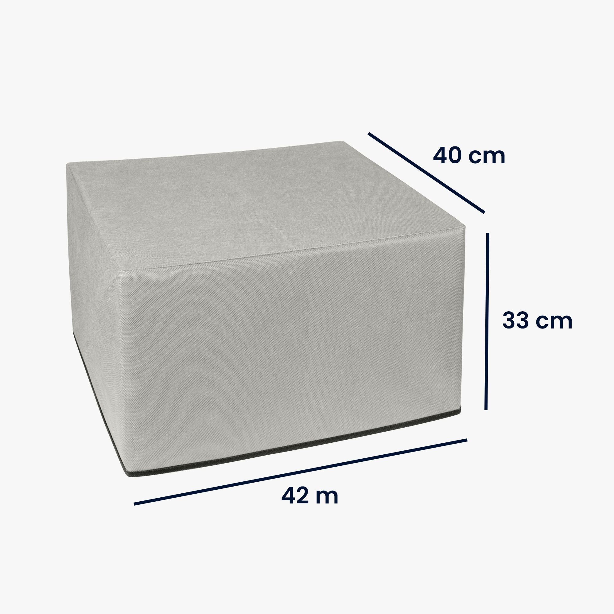 Ochranný obal na tiskárnu Brother DCP-L2530DW / L2550DN / MFC-L2710DN / L2750DW světle šedé