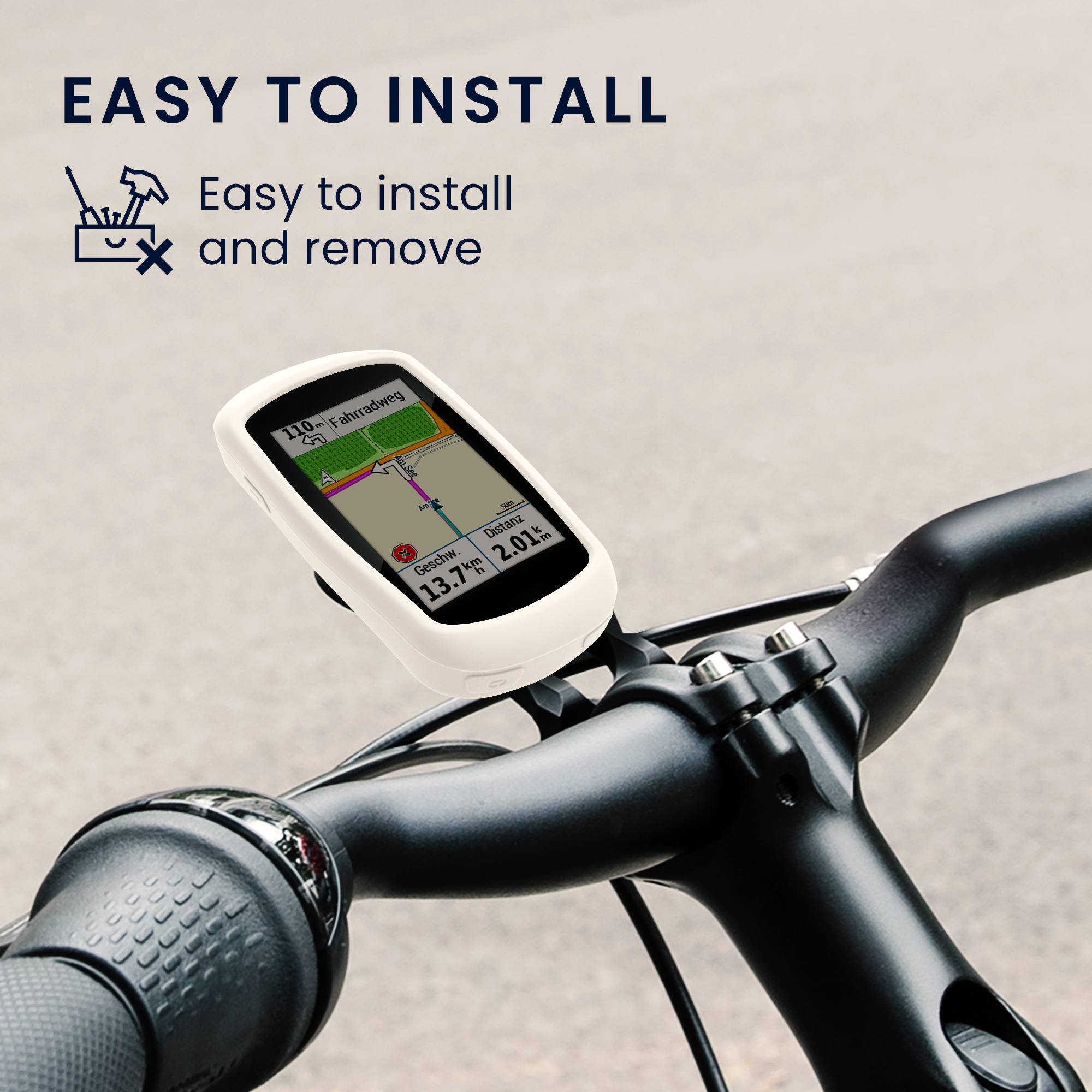 Silikonové pouzdro cyklo GPS Garmin Edge Explore kwmobile červená