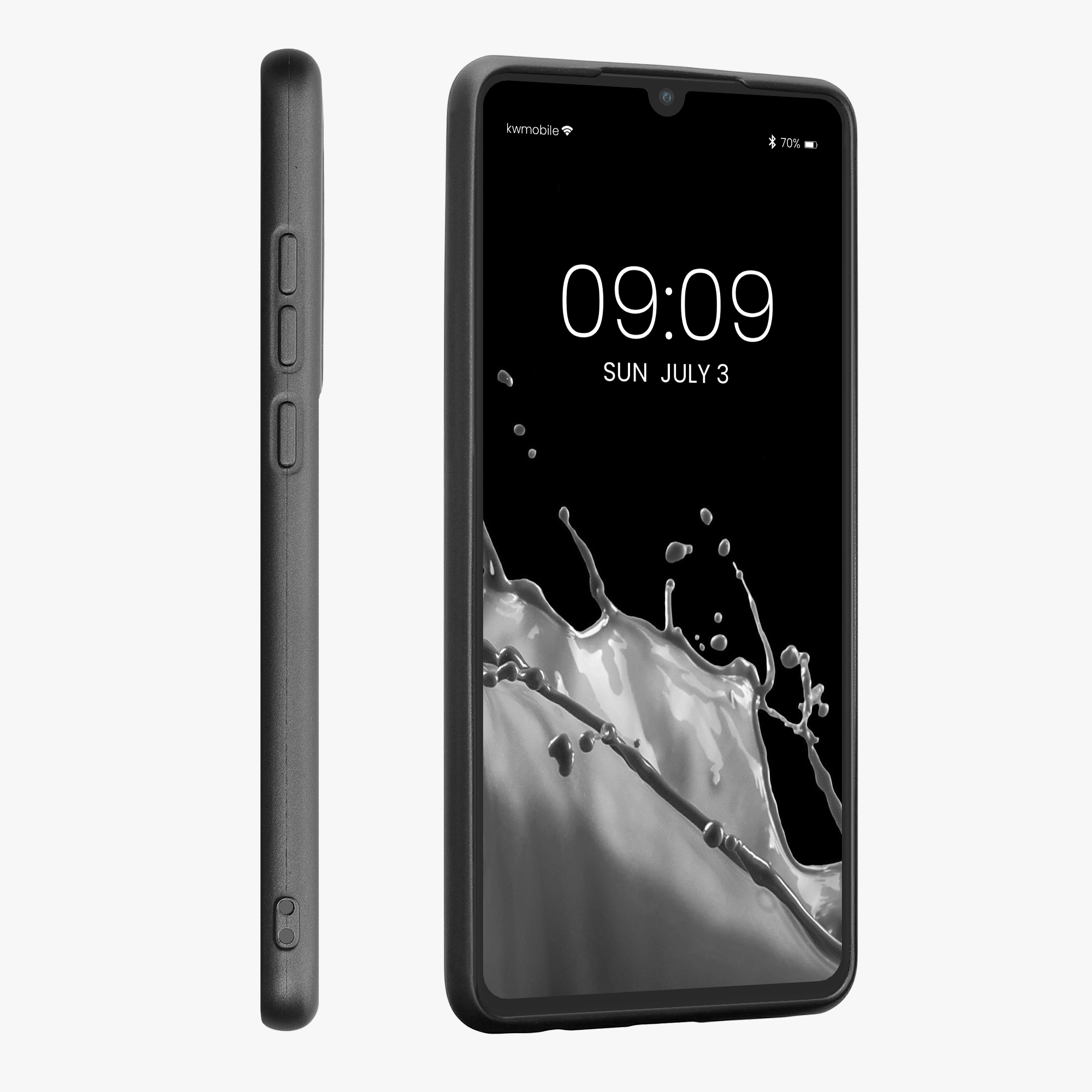 Kryt kwmobile Huawei P30, metalická šedá