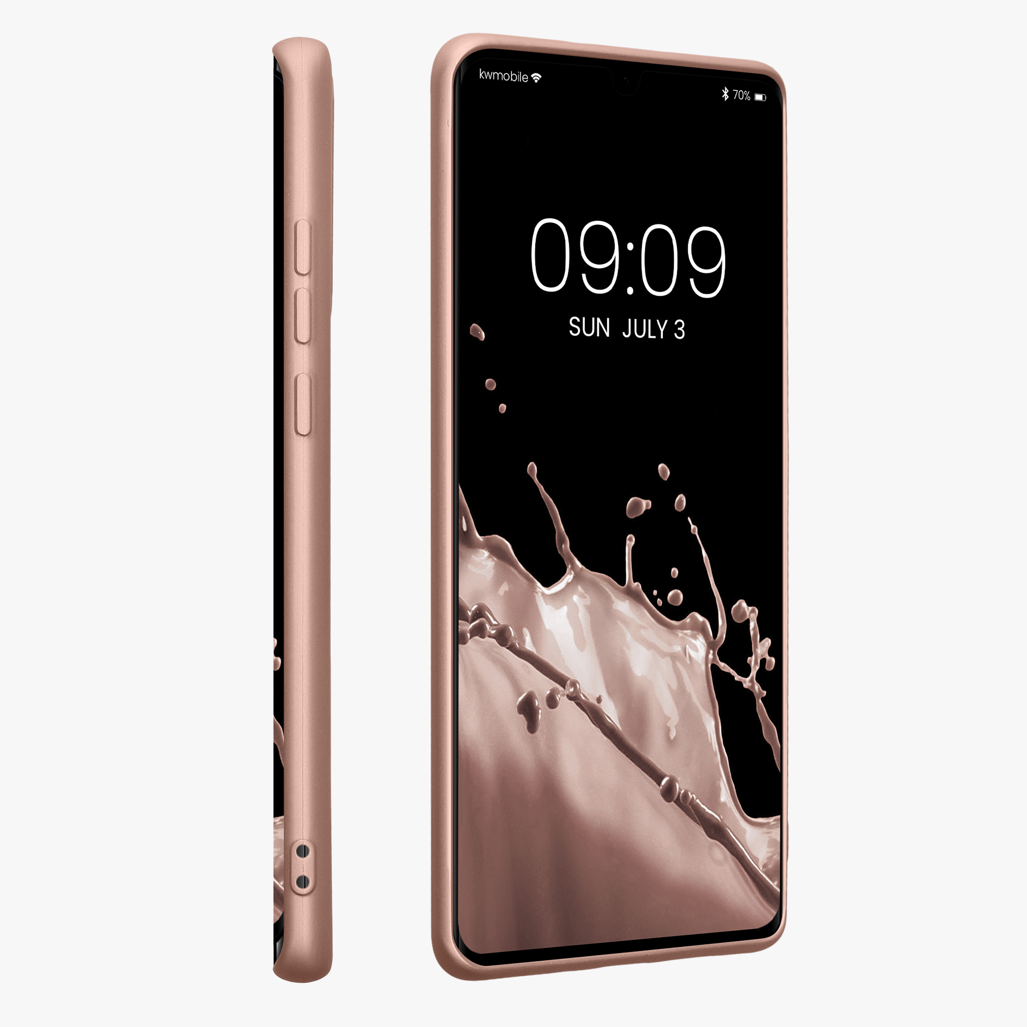 Kryt na mobil Huawei P30 Pro kwmobile - metalická růžově zlatá