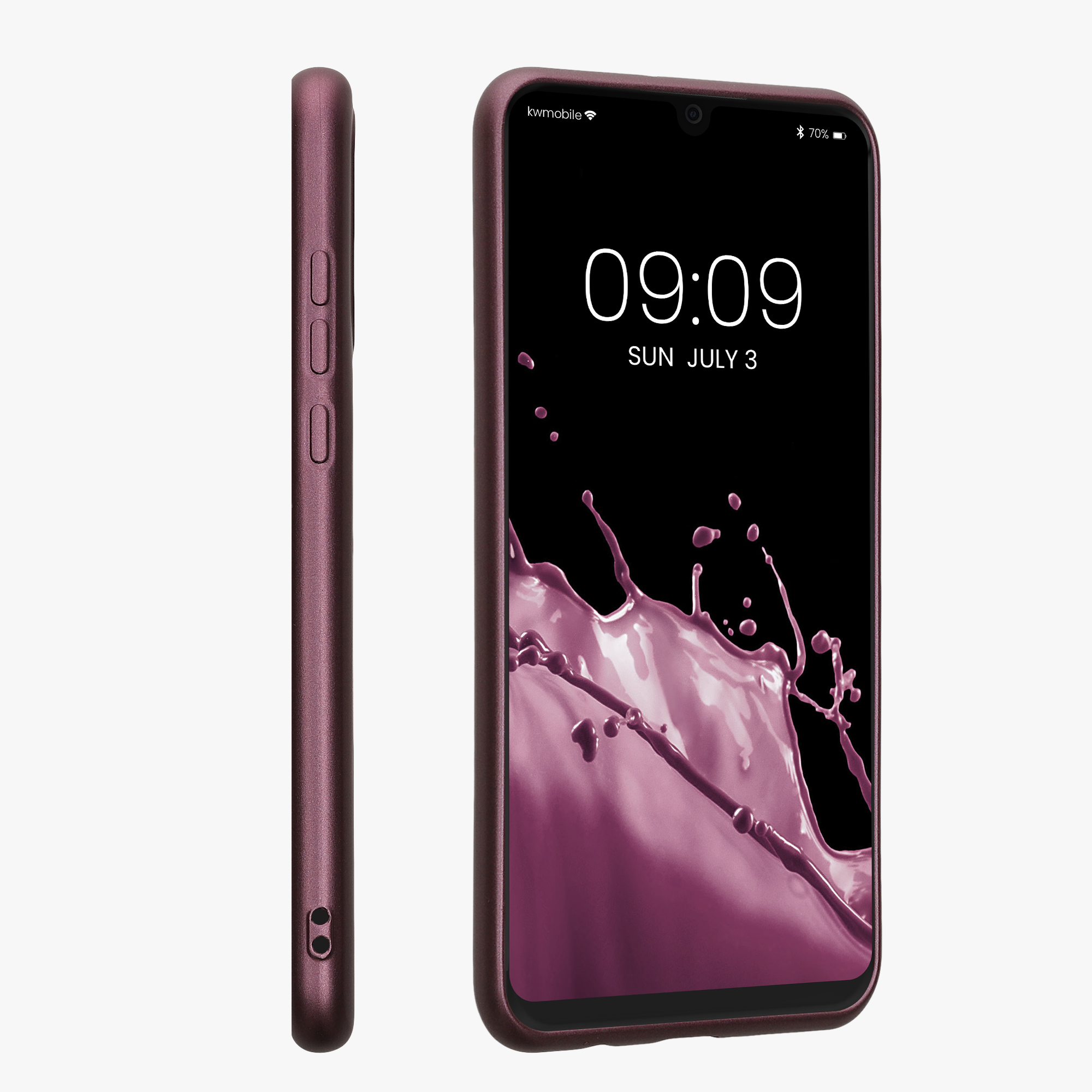 Kryt kwmobile Huawei P30 Lite, metalická levandulová