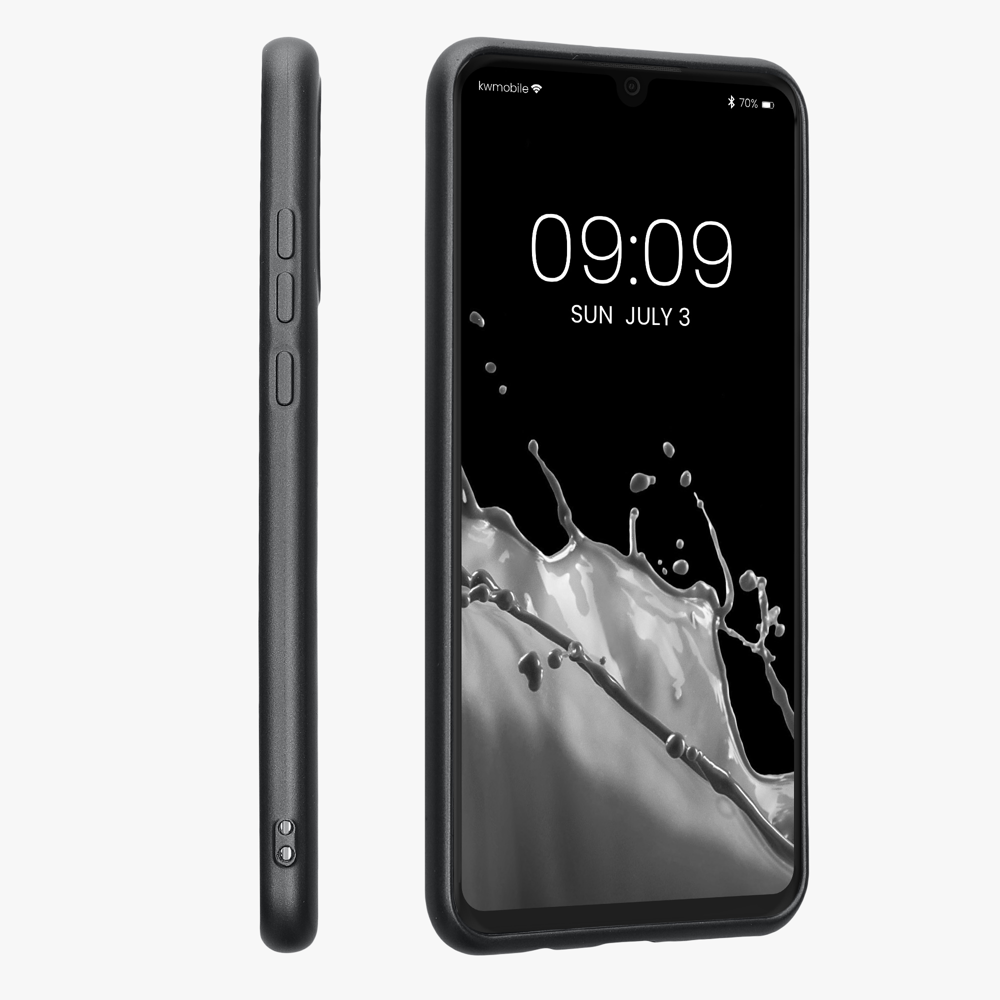 Kryt kwmobile Huawei P30 Lite, metalická šedá