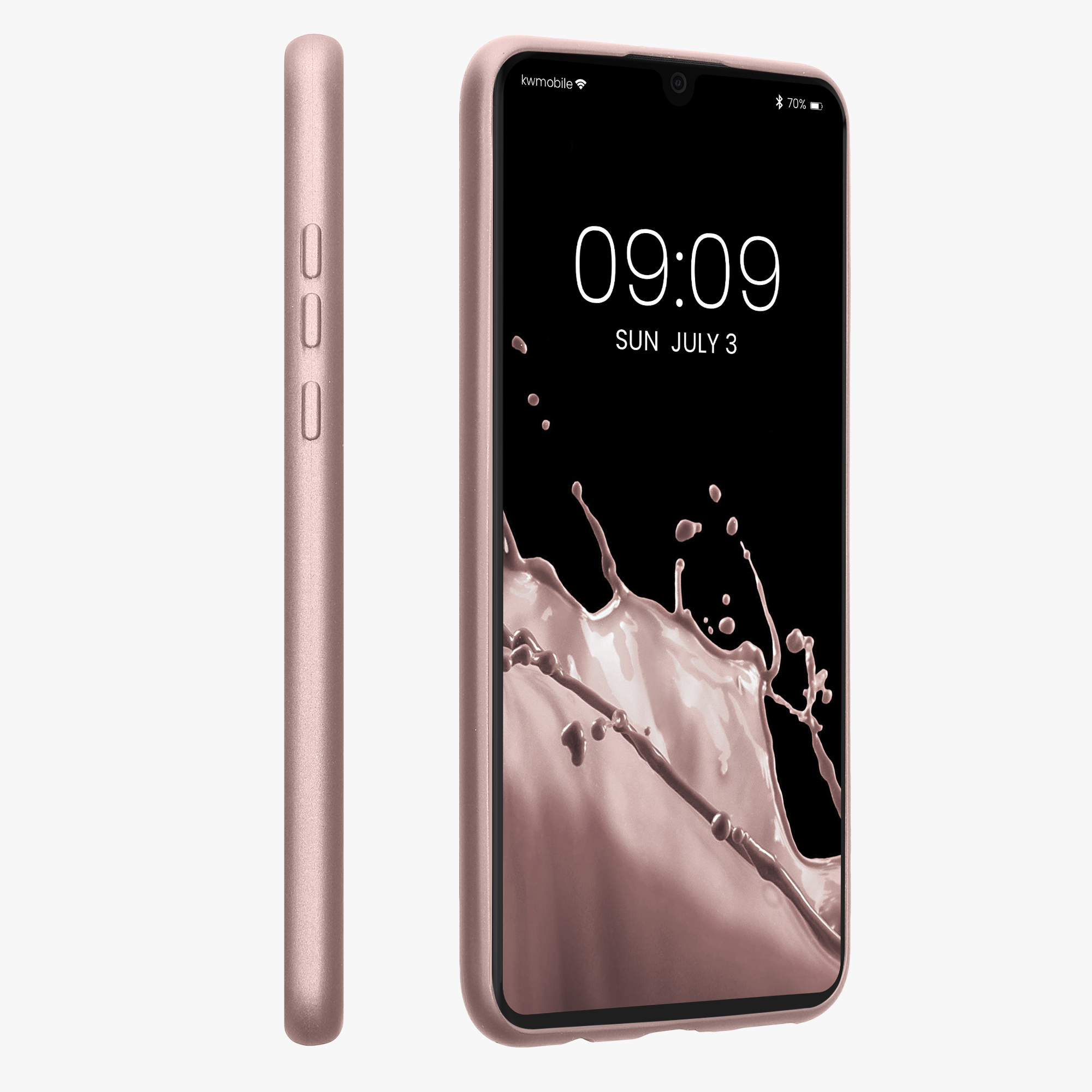 Kryt kwmobile Huawei P30 Lite, metalická arktická bobule