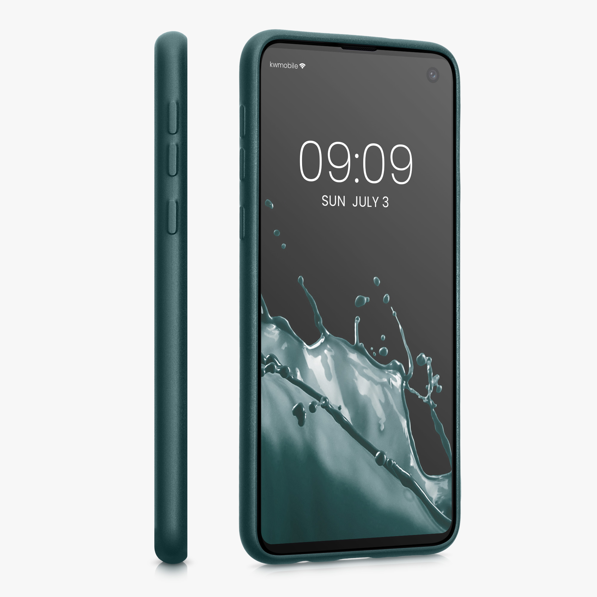 Metalický kryt na mobil Samsung Galaxy S10e kwmobile Metallic Teal