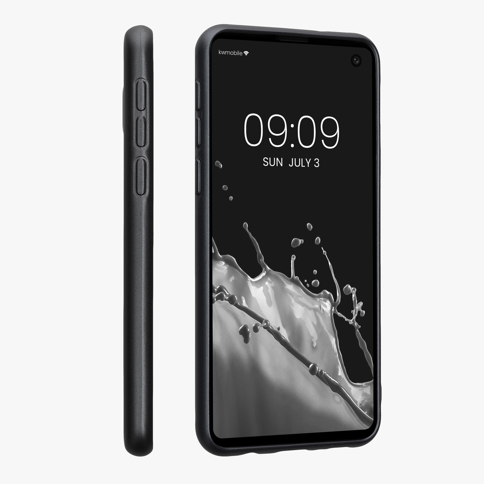 Metalický kryt na mobil Samsung Galaxy S10e kwmobile metalicky šedý
