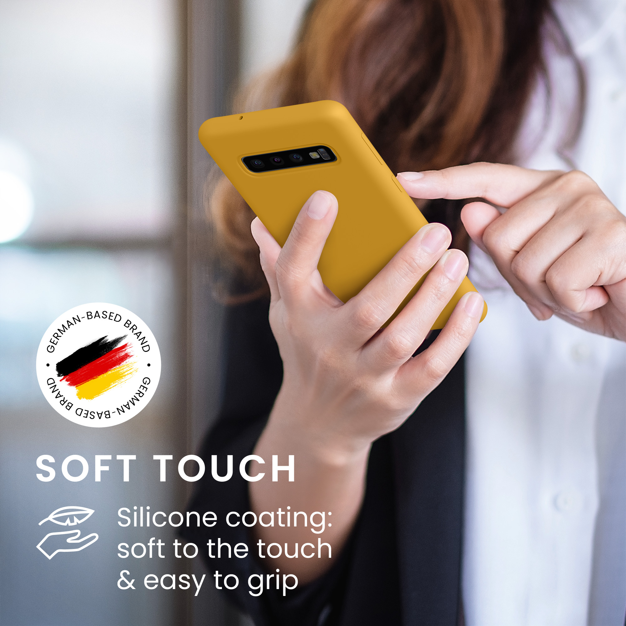 Kryt na mobil Samsung Galaxy S10 kwmobile TPU mango