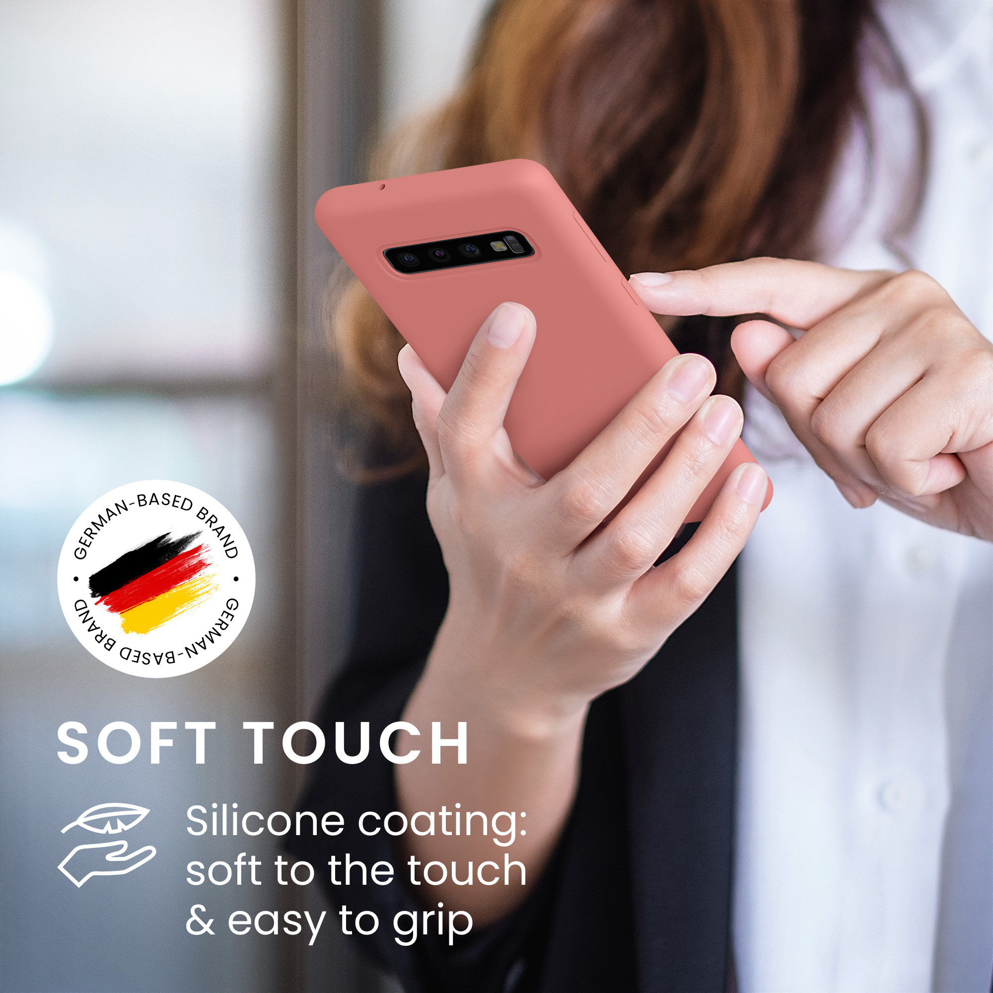 Kryt na mobil Samsung Galaxy S10 kwmobile TPU Winter Rose