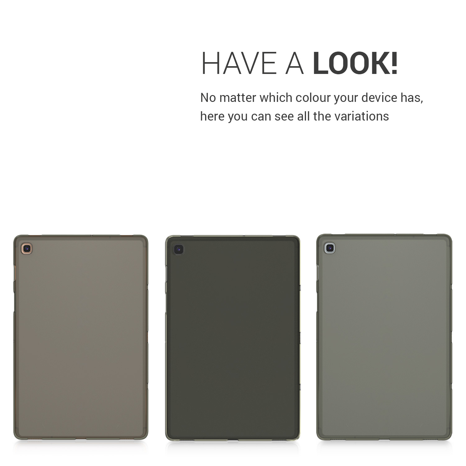 Pouzdro pro Samsung Galaxy Tab S5e kwmobile TPU - černá / transparentní