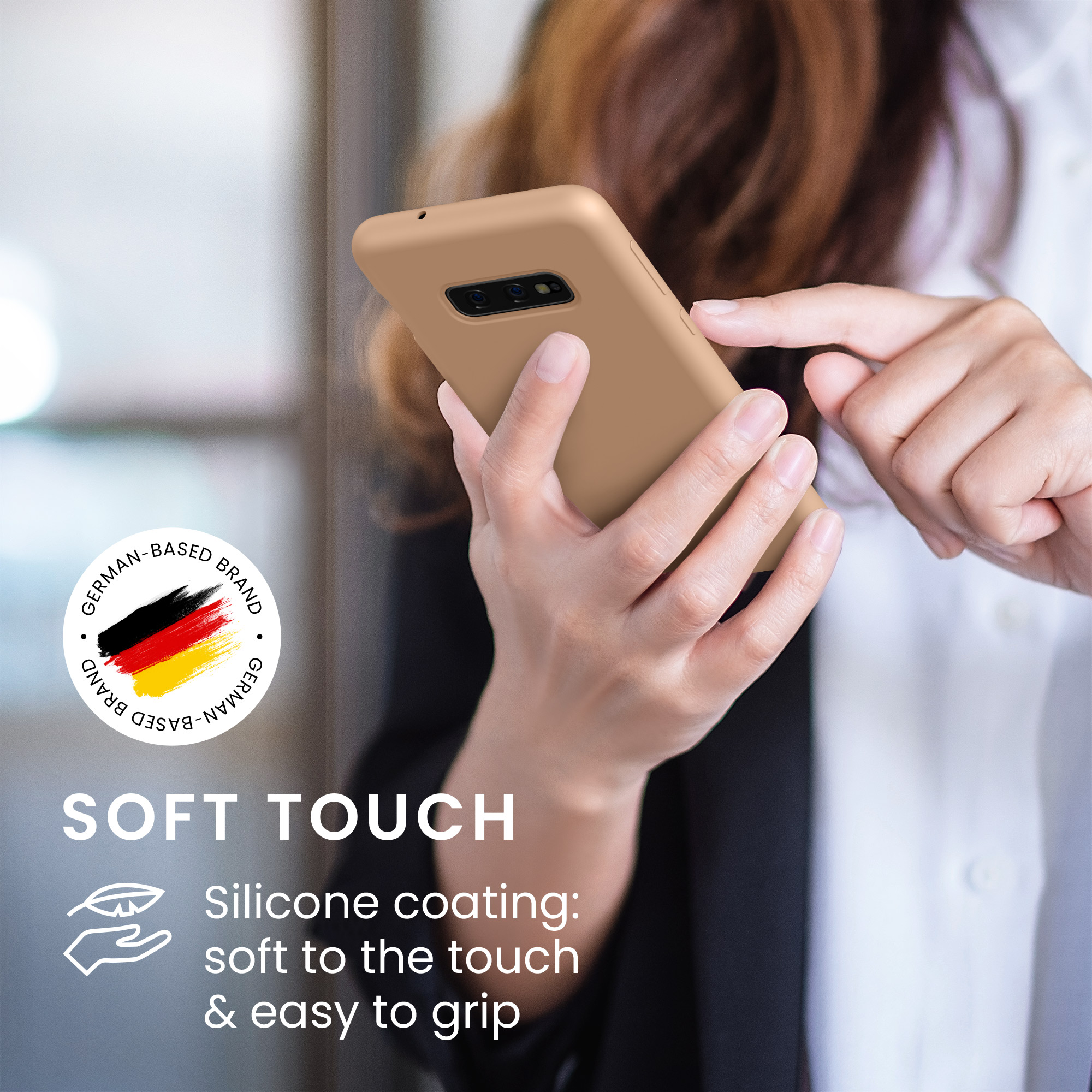 Kryt na mobil Samsung Galaxy S10e kwmobile TPU Cappuccino