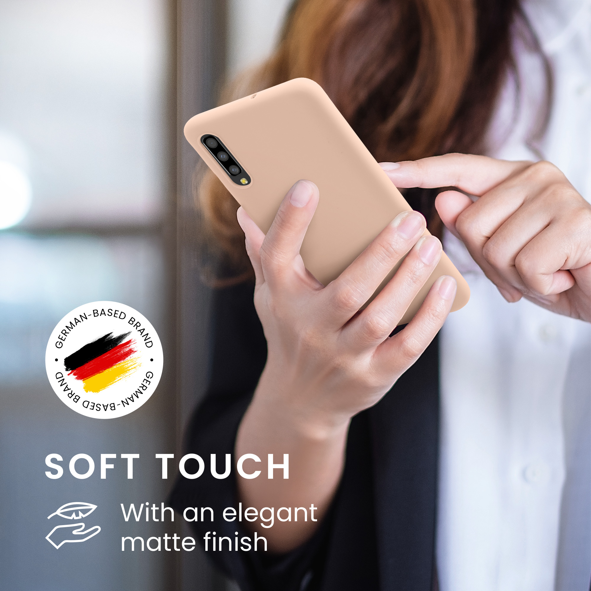 Kryt na mobil Samsung Galaxy A50 kwmobile TPU Kokosový vír