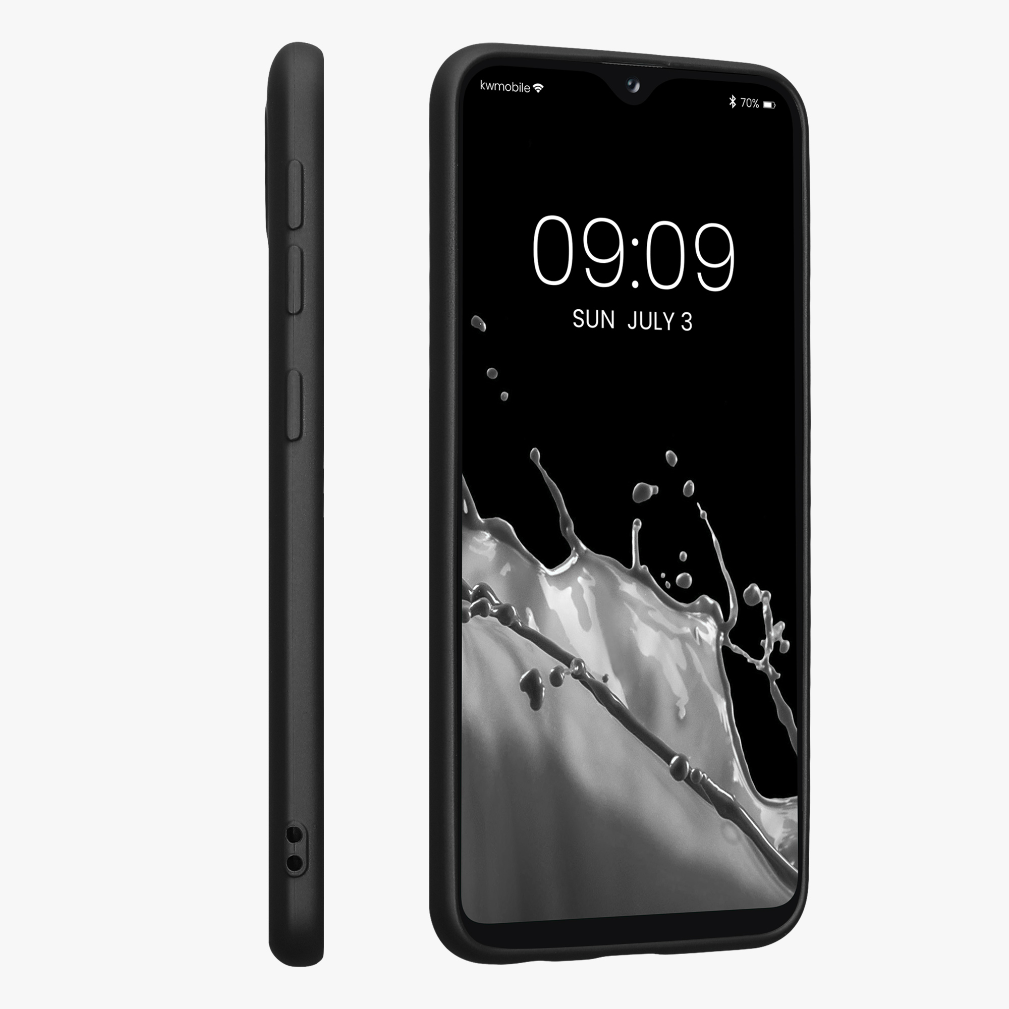 Metalický kryt na mobil Samsung Galaxy A20e kwmobile metalicky šedý