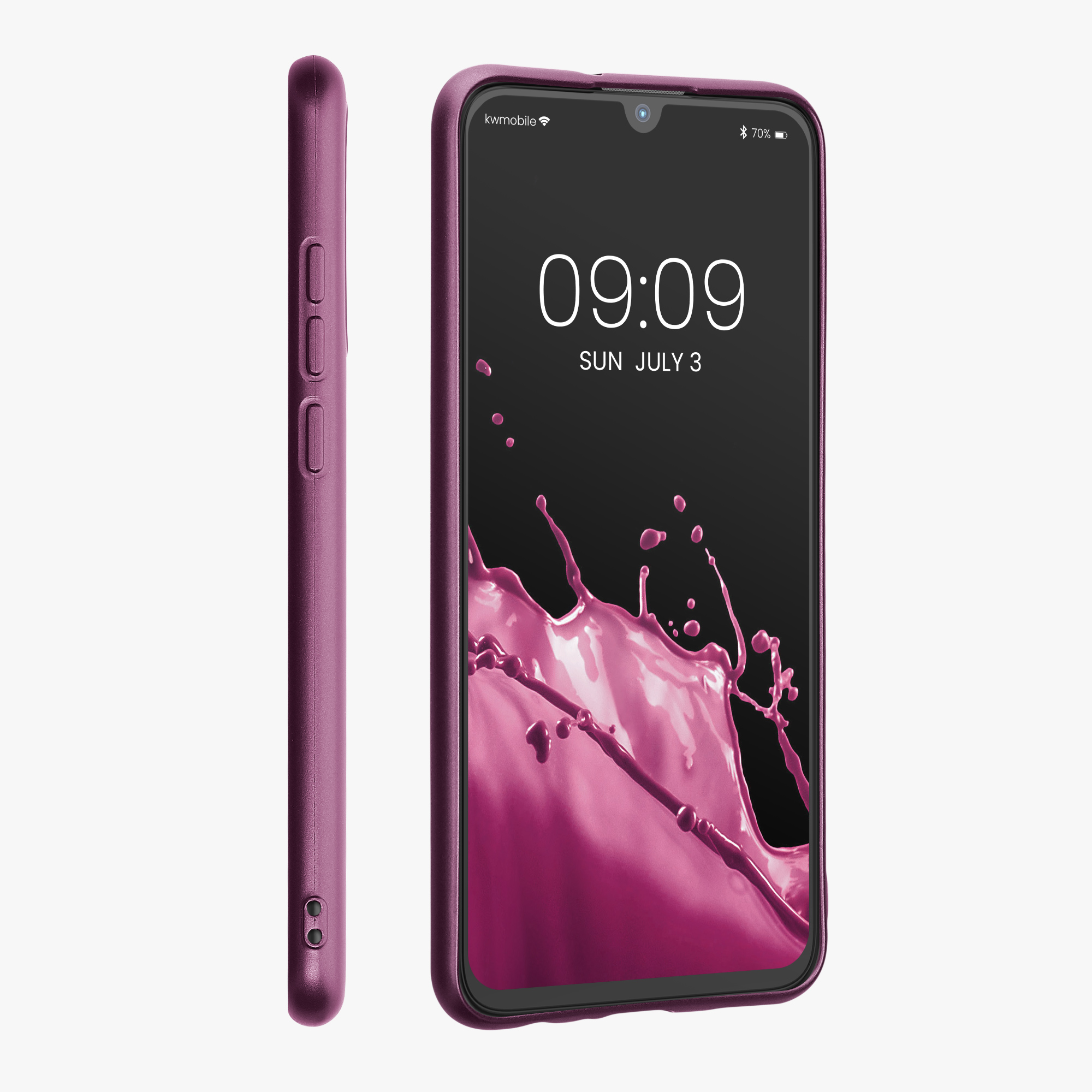 Kryt na mobil HONOR 20 Lite kwmobile metalicky levandulový