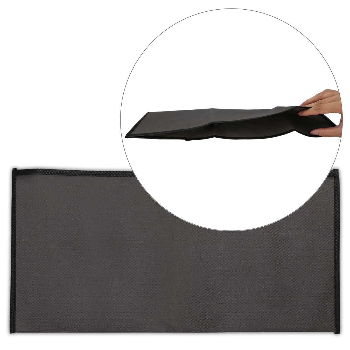Obal proti prachu na klávesnici kwmobile pro Universal Keyboard (L) - dark grey