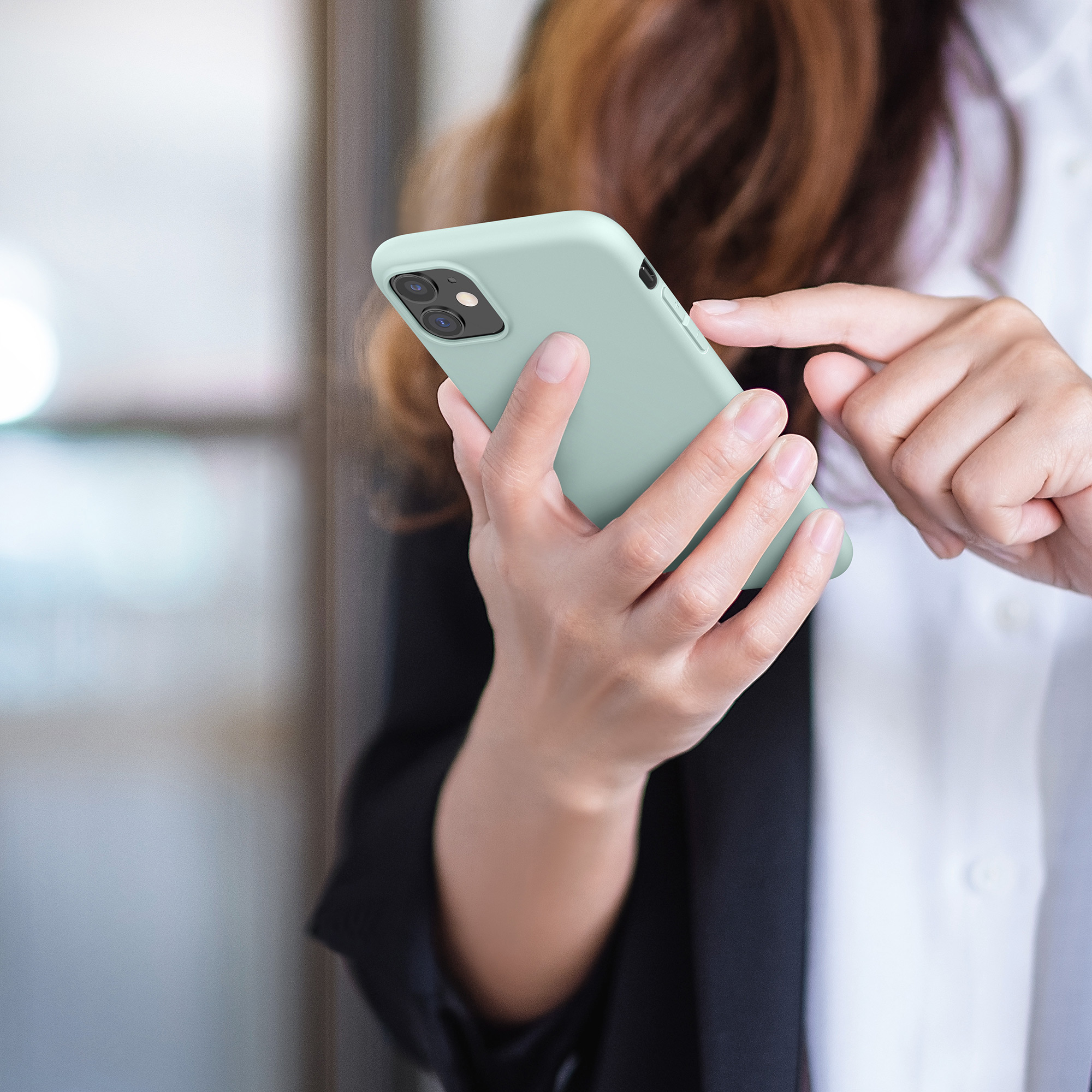 Kryt na mobil kwmobile iPhone 11 - mintová