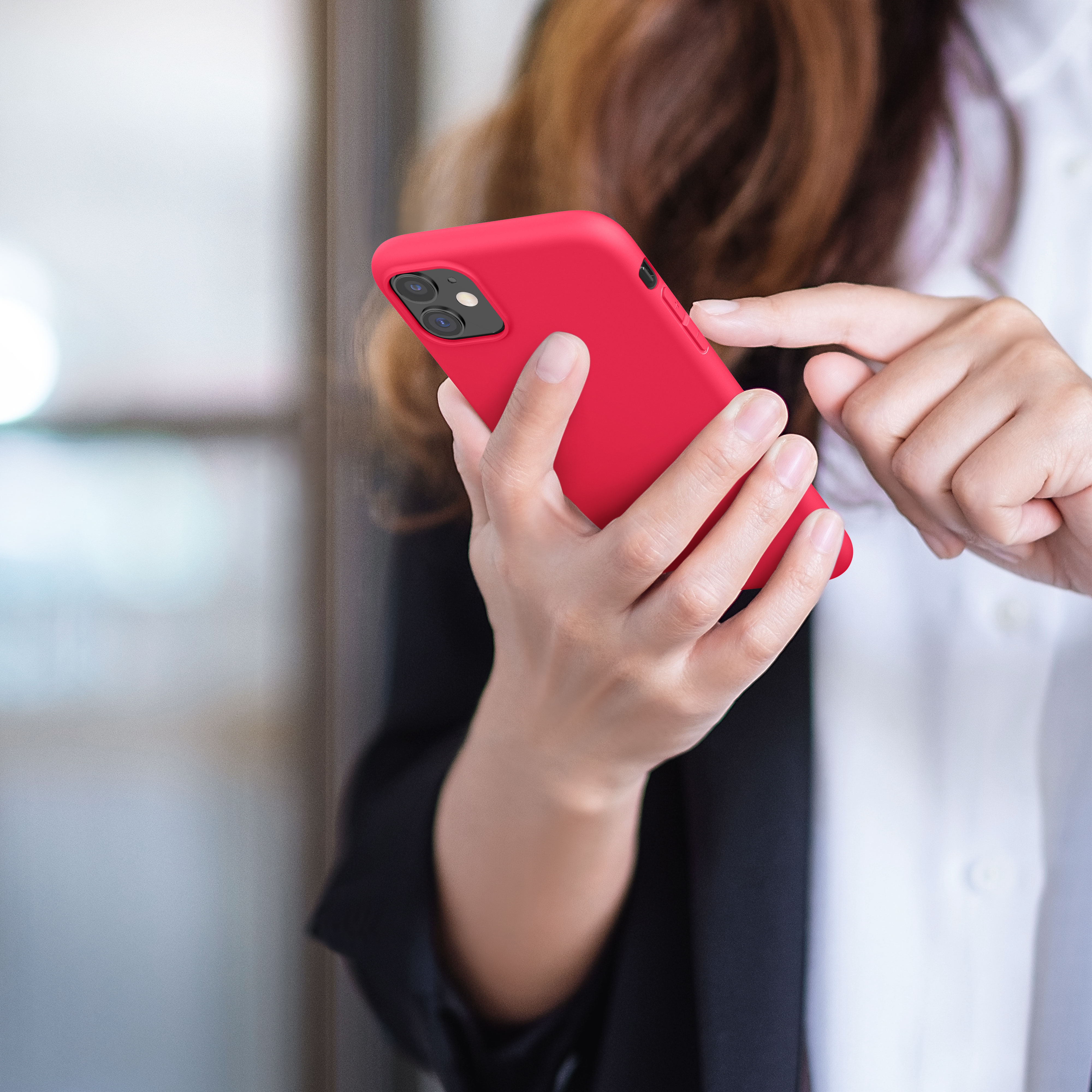 Pouzdro pro Apple iPhone 11 kwmobile TPU - sytá růžová