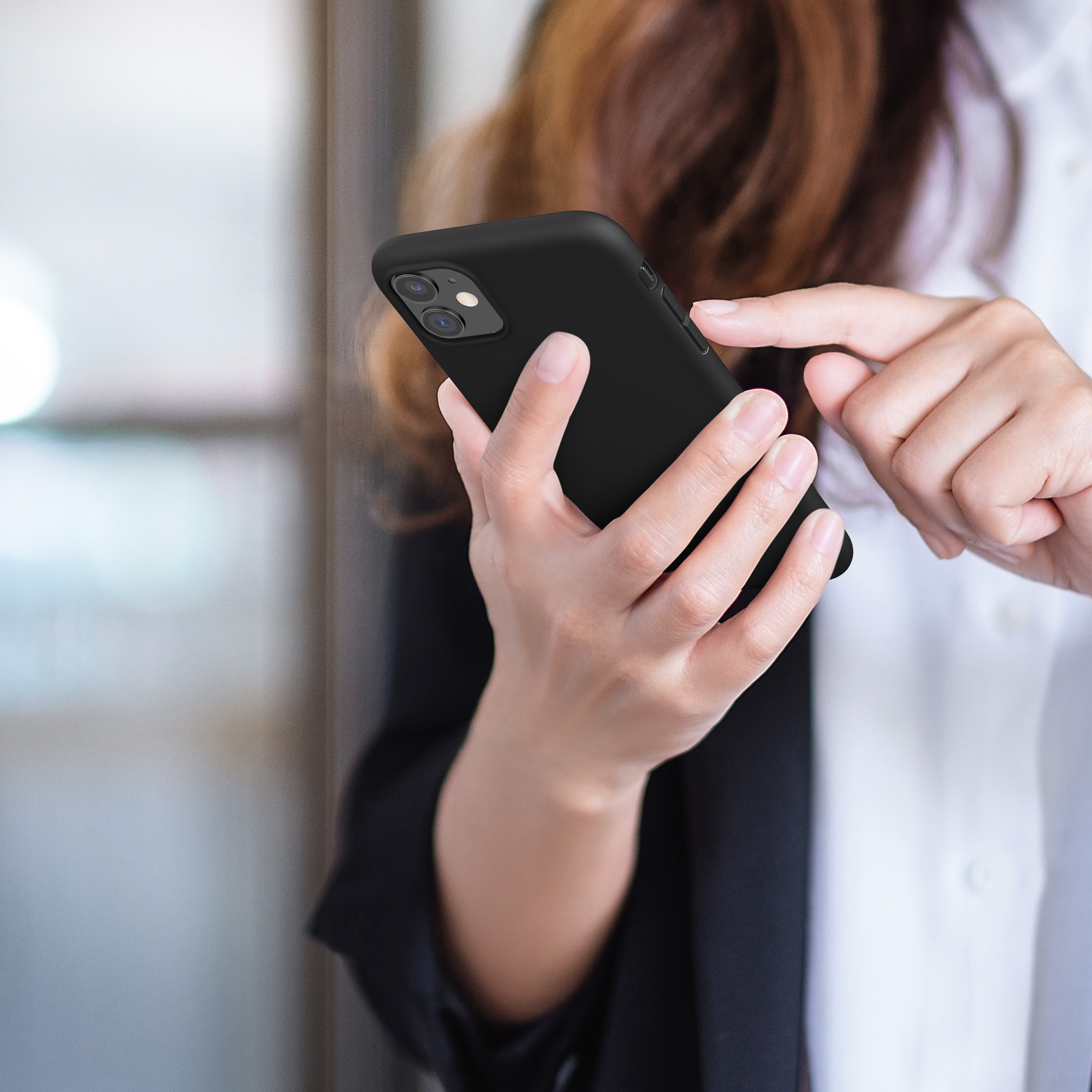 Kryt na mobil kwmobile iPhone 11 - matná černá