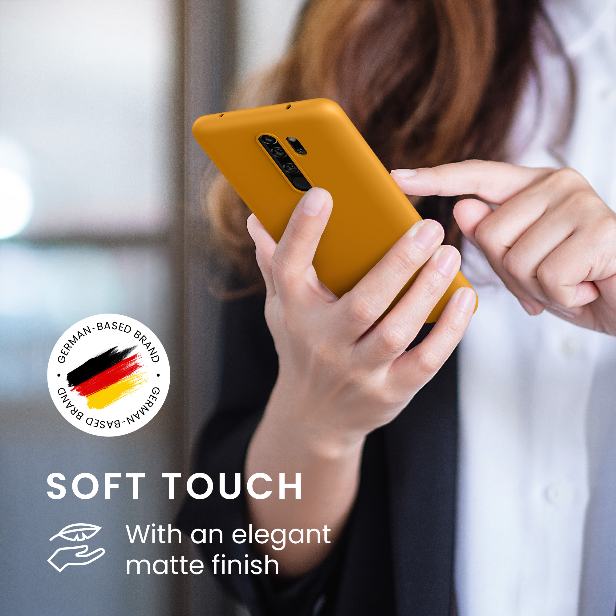 TPU kryt kwmobile pro Xiaomi Redmi Note 8 Pro - mango
