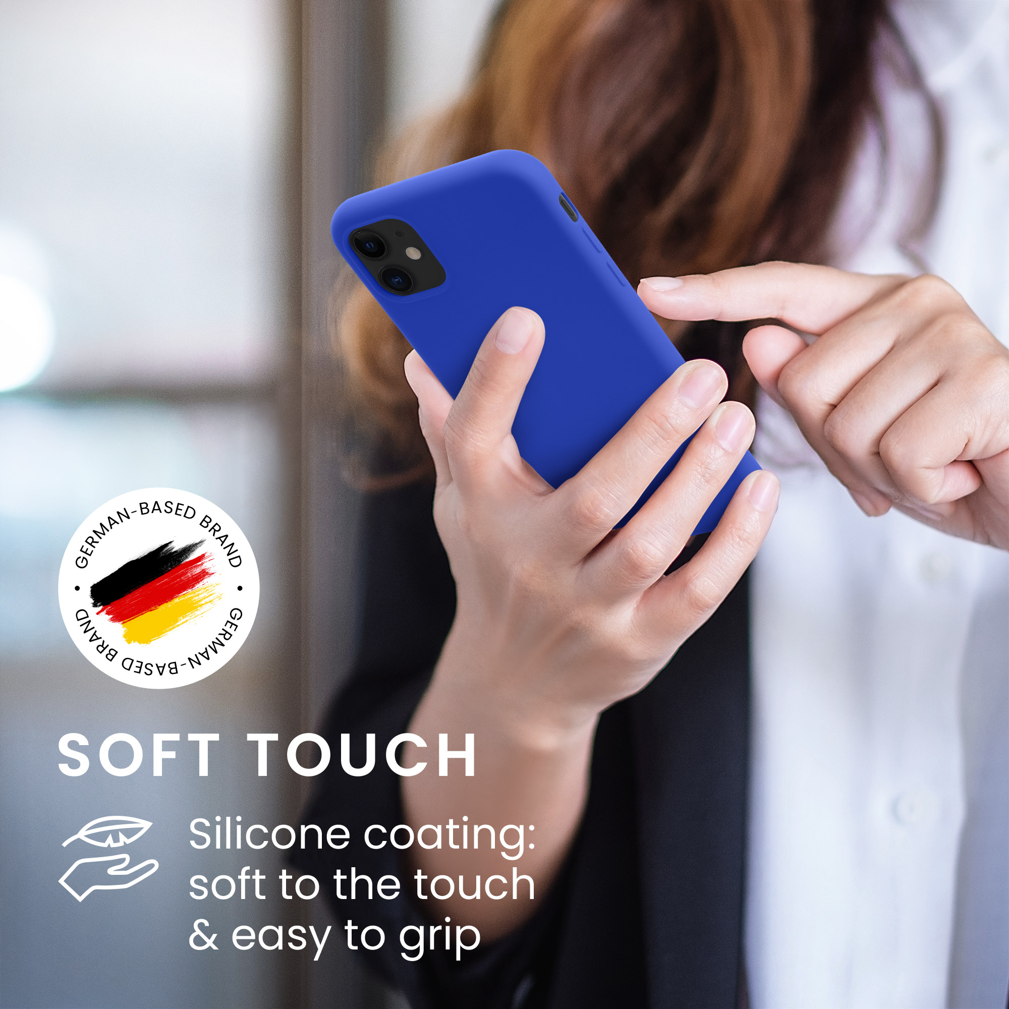 Kryt na mobil kwmobile iPhone 11 Case - baltská modrá