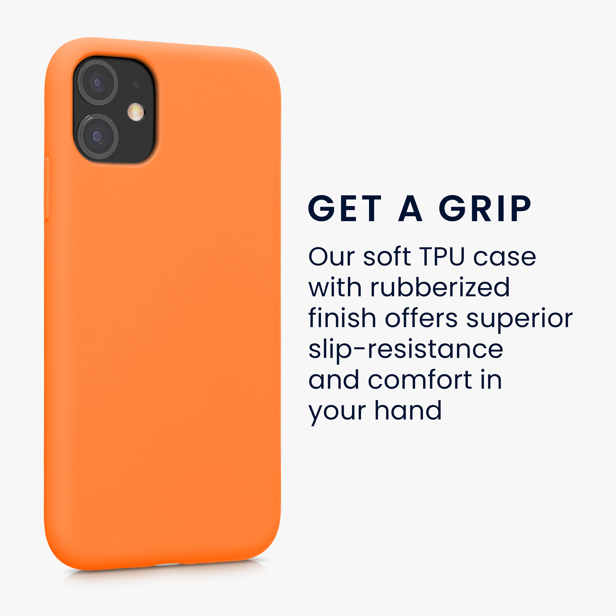 Kryt na mobil kwmobile iPhone 11 Case - ovocně oranžová