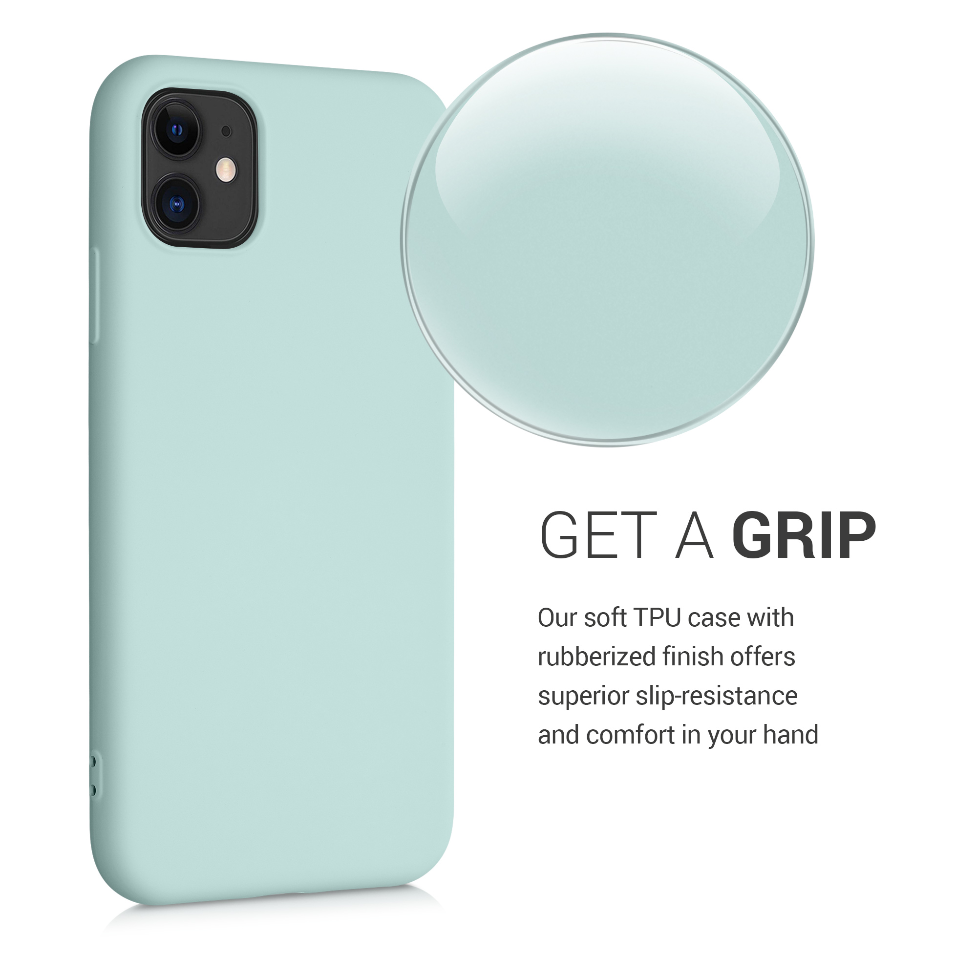 Kryt na mobil kwmobile iPhone 11 Case - mintová
