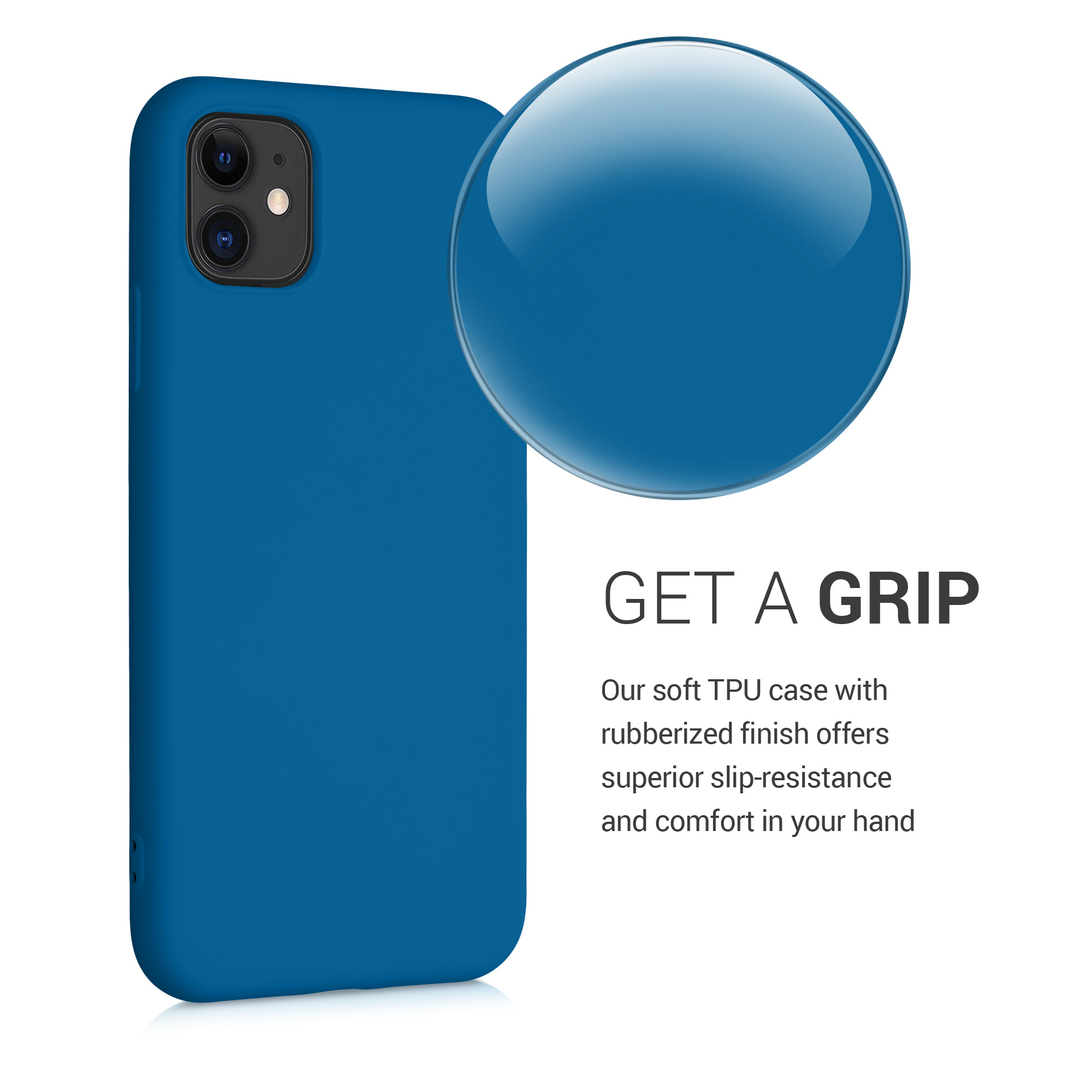 Kryt na mobil kwmobile iPhone 11 Case - Blue Reef