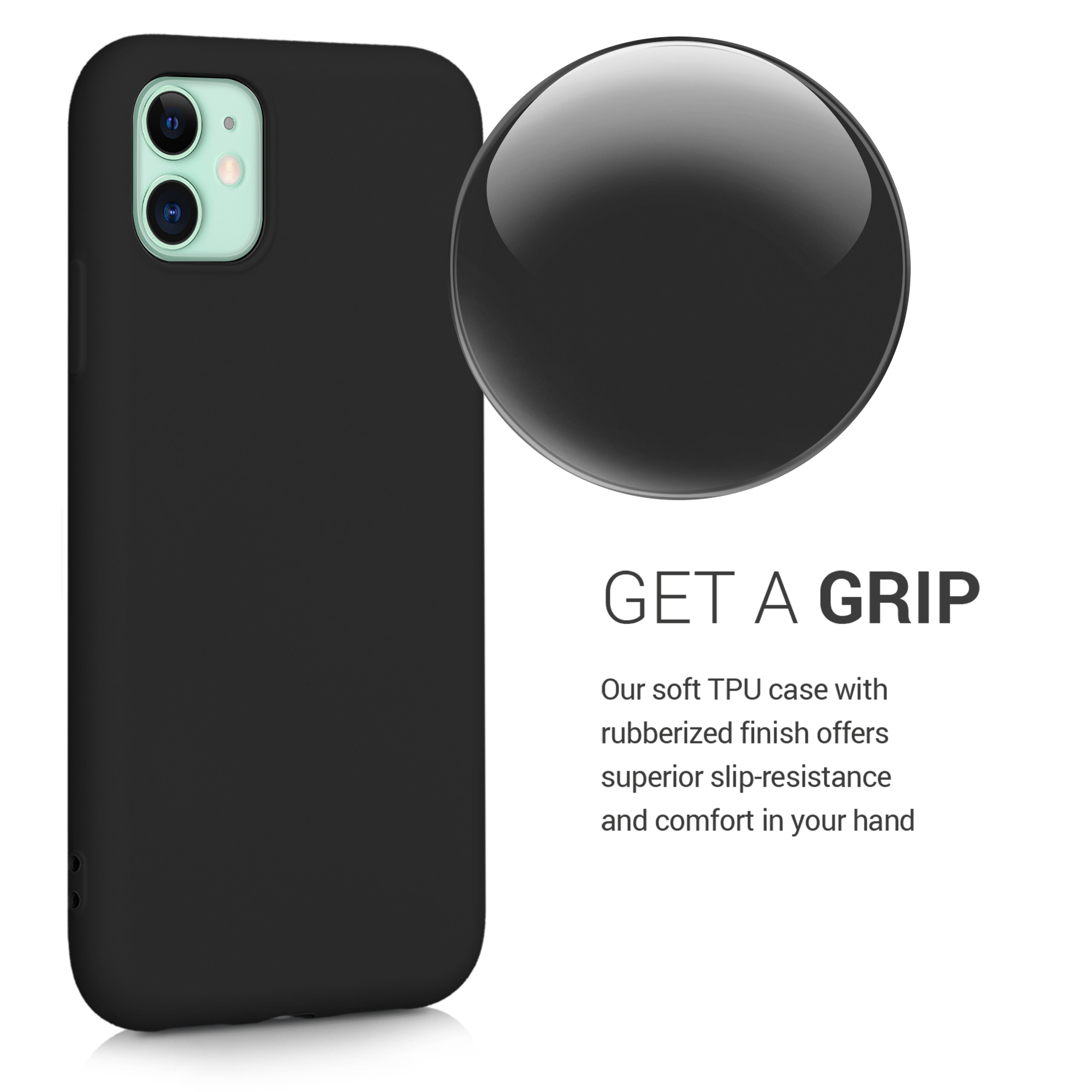 Kryt na mobil kwmobile iPhone 11 Case - matná černá