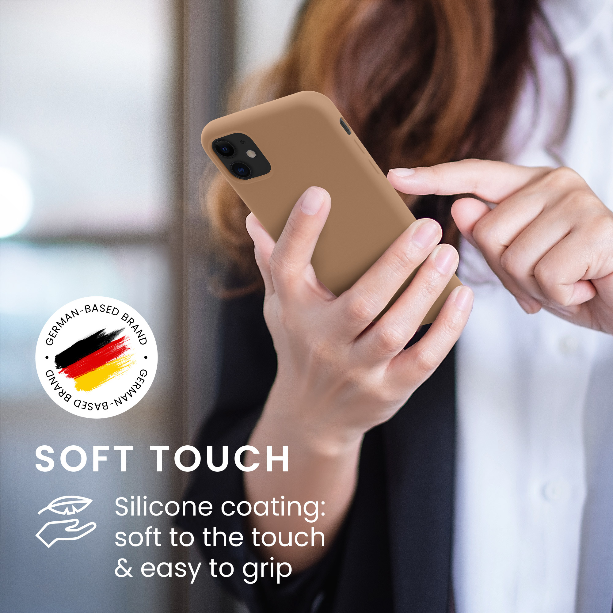 Kryt na mobil kwmobile iPhone 11 Case - cappuccino