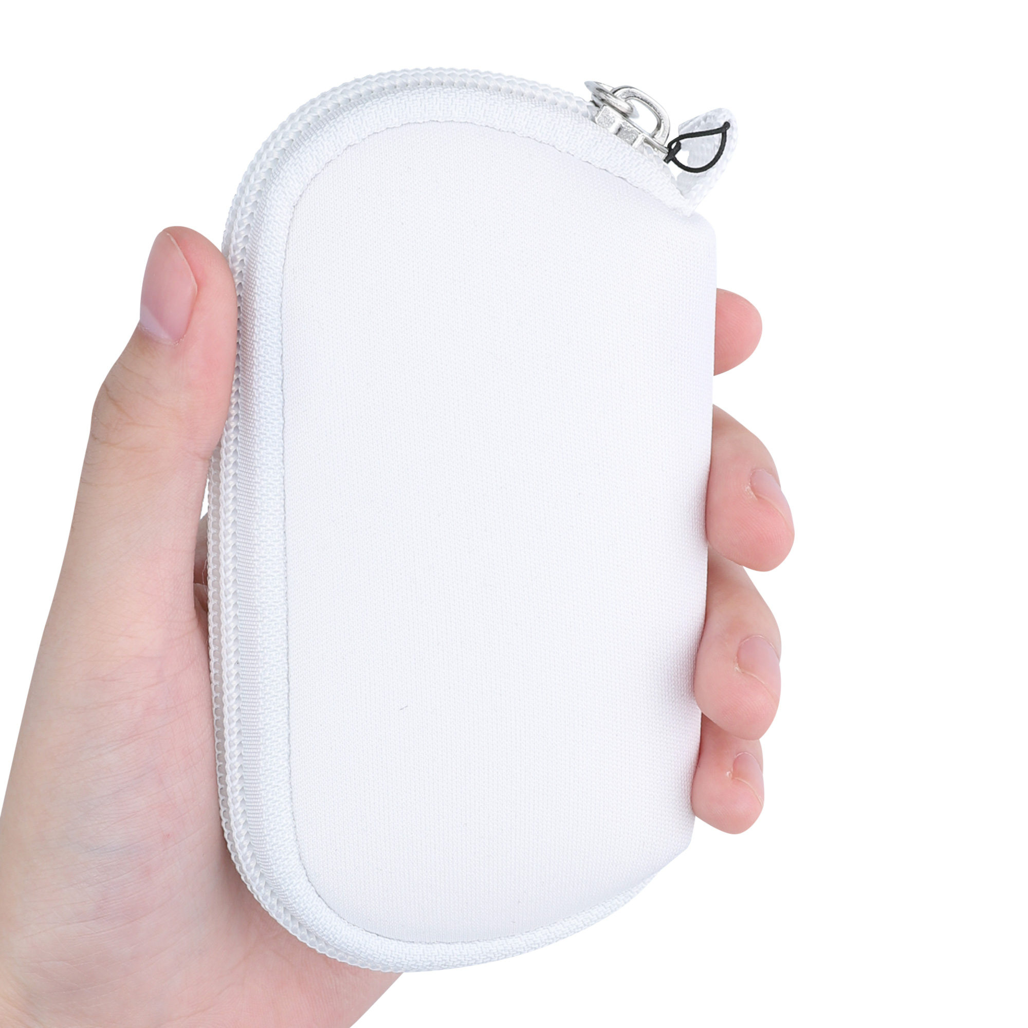 Pouzdro na myš pro Apple Magic Mouse 1 / 2 kwmobile se zipem neoprenové - bílá