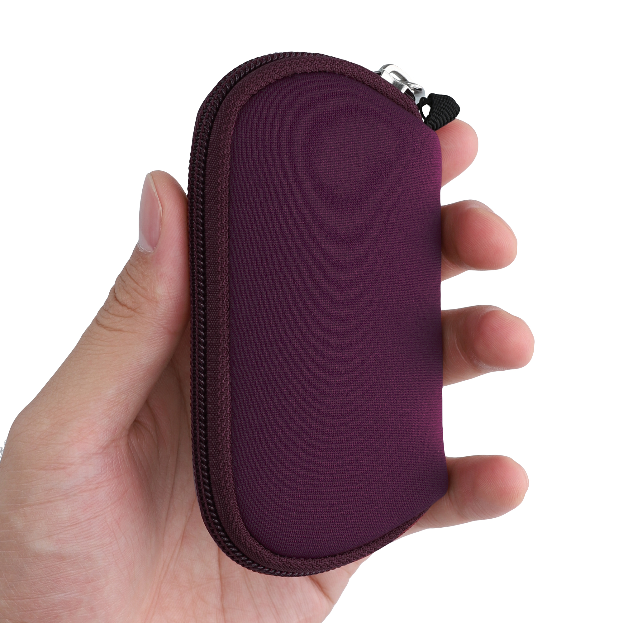 Pouzdro na myš pro Apple Magic Mouse 1 / 2 kwmobile se zipem neoprenové - Berry