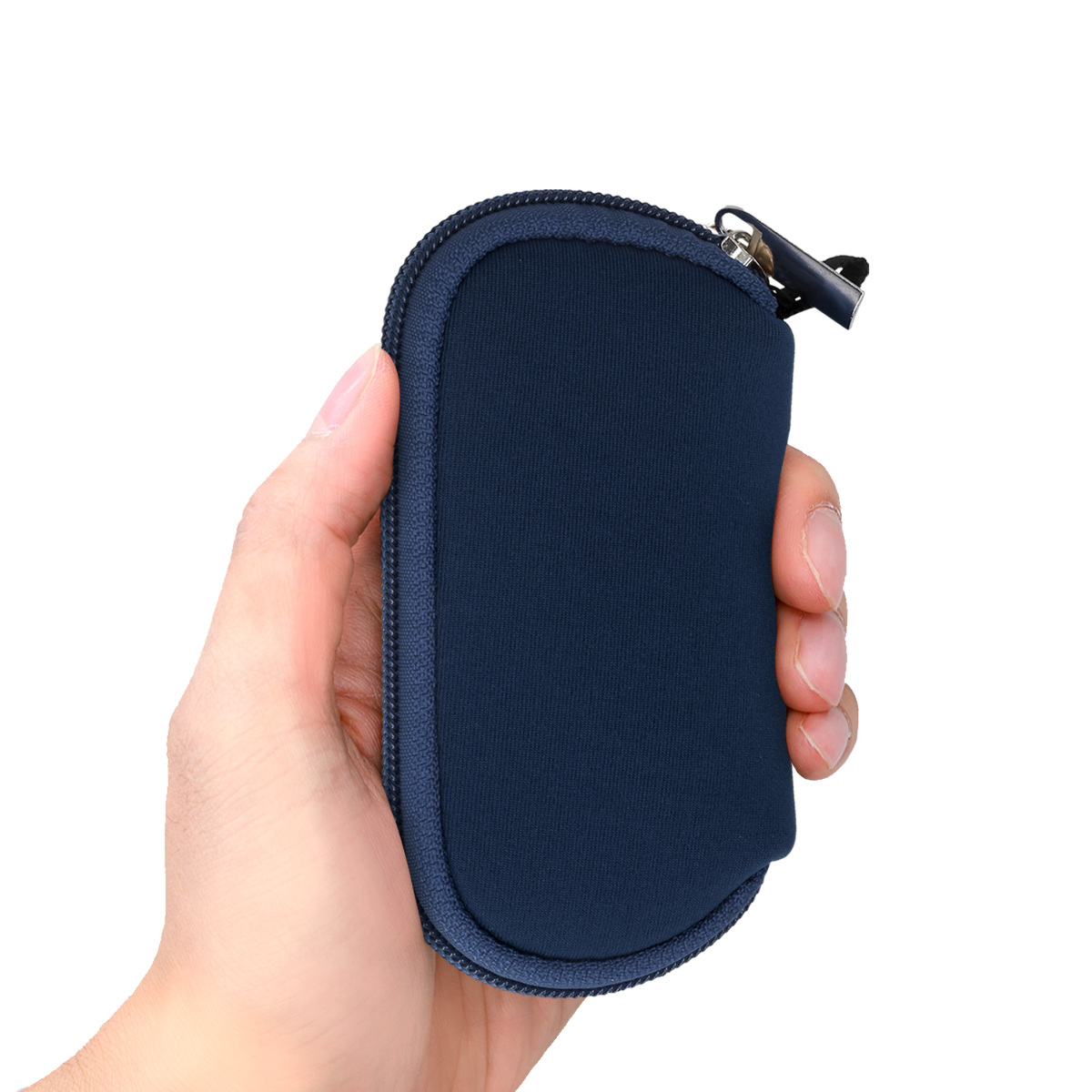 Pouzdro na myš pro Apple Magic Mouse 1 / 2 kwmobile se zipem neoprenové - tmavě modrá