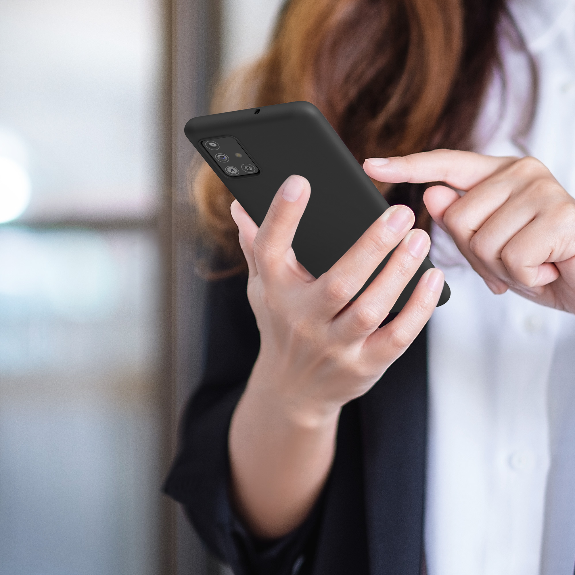 Kryt na mobil Samsung Galaxy A51 kwmobile TPU Matná černá