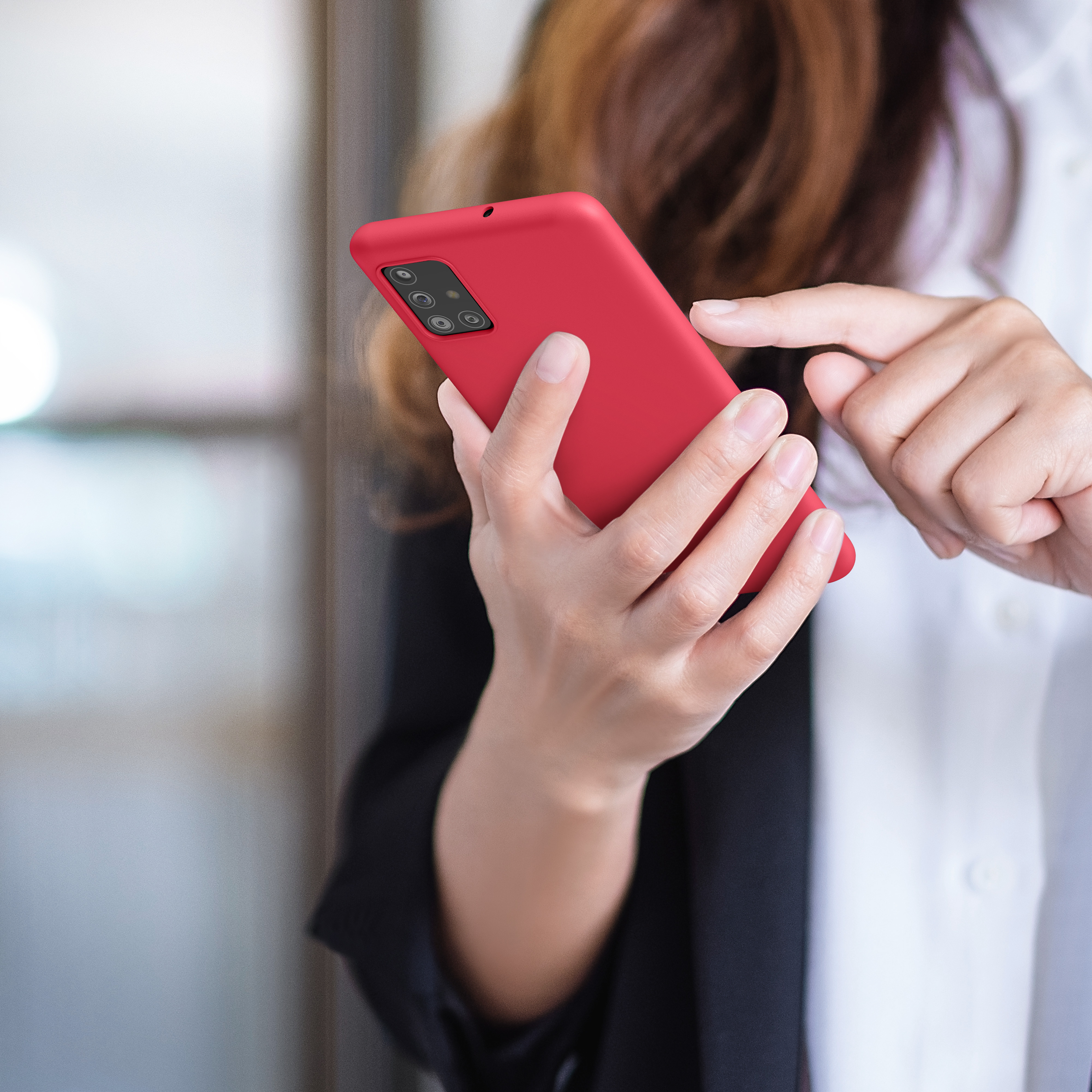 Kryt na mobil Samsung Galaxy A51 kwmobile TPU Skvělá růžová
