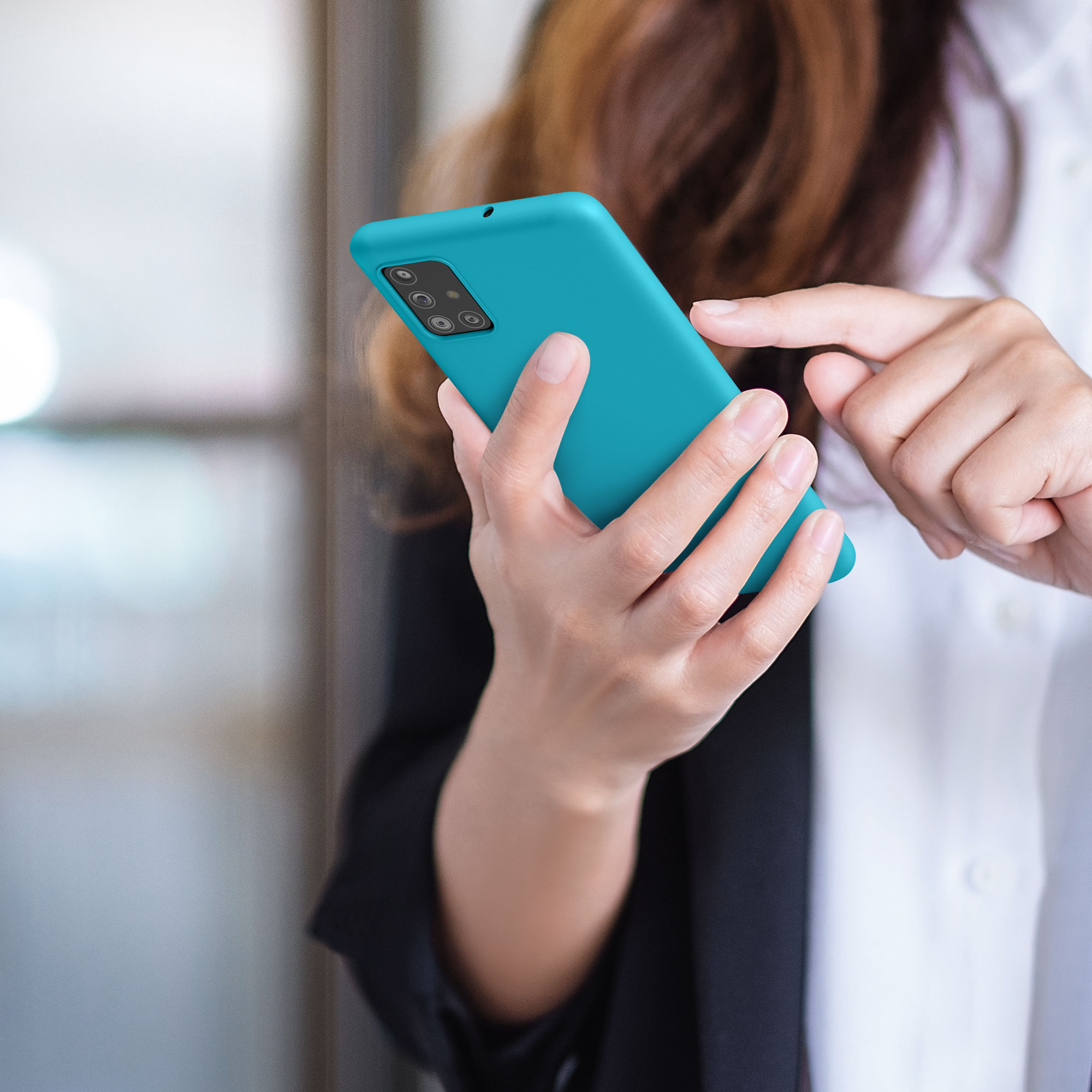 Kryt na mobil Samsung Galaxy A51 kwmobile TPU Chladný ledovec