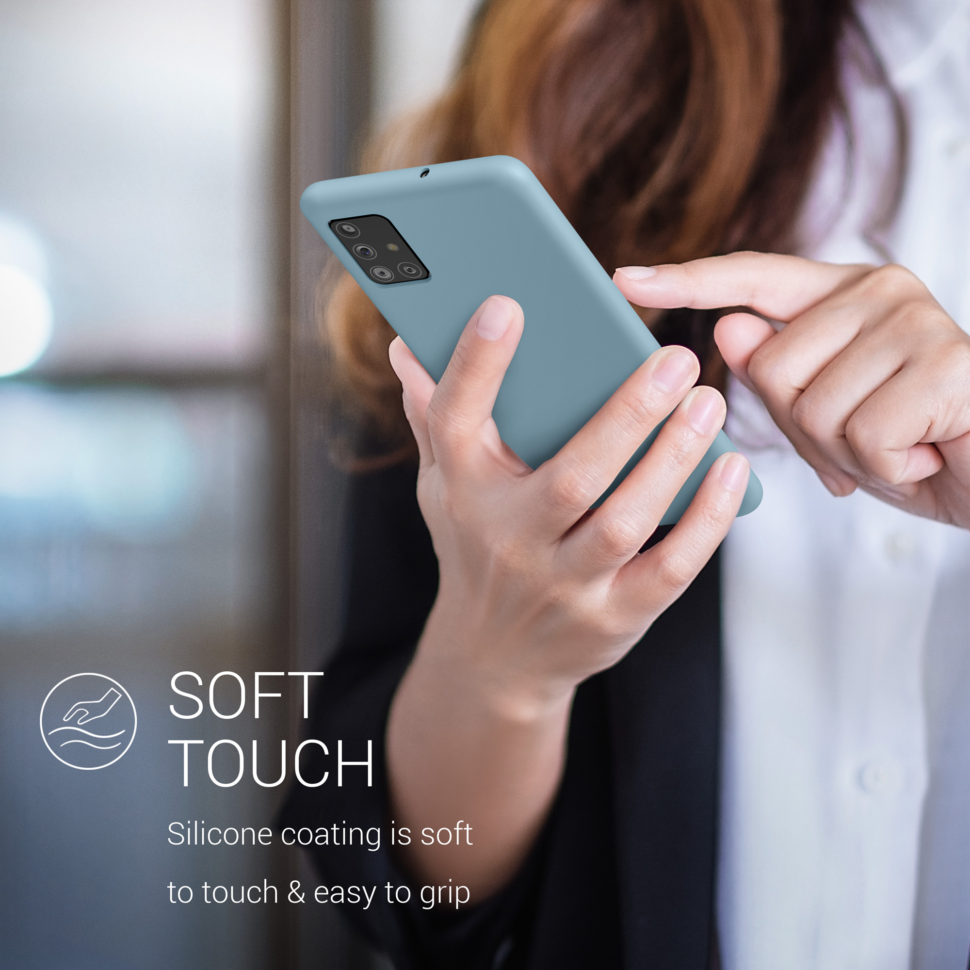 Kryt na mobil Samsung Galaxy A51 kwmobile TPU Antický kámen