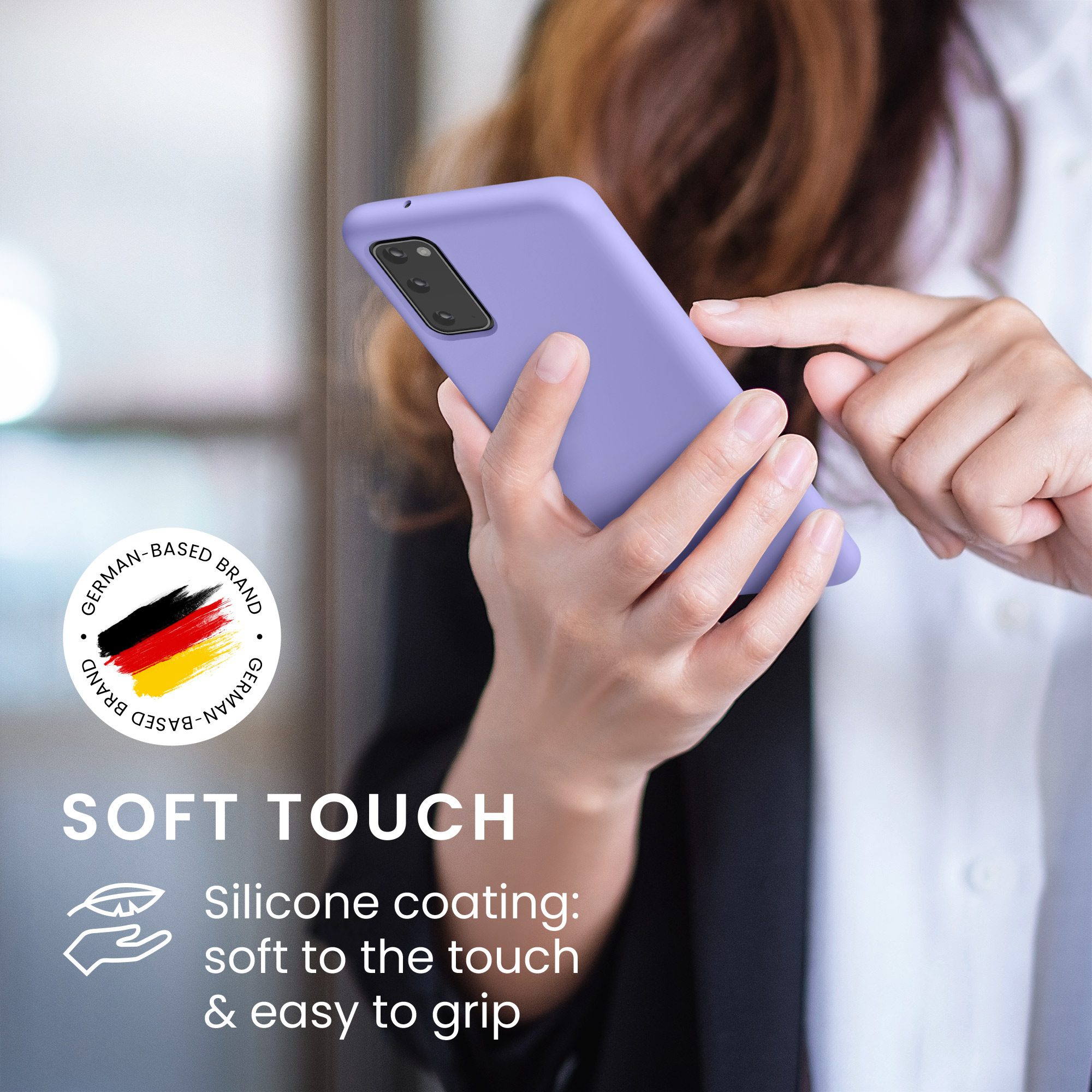 Kryt na mobil Samsung Galaxy S20 kwmobile TPU levandulový