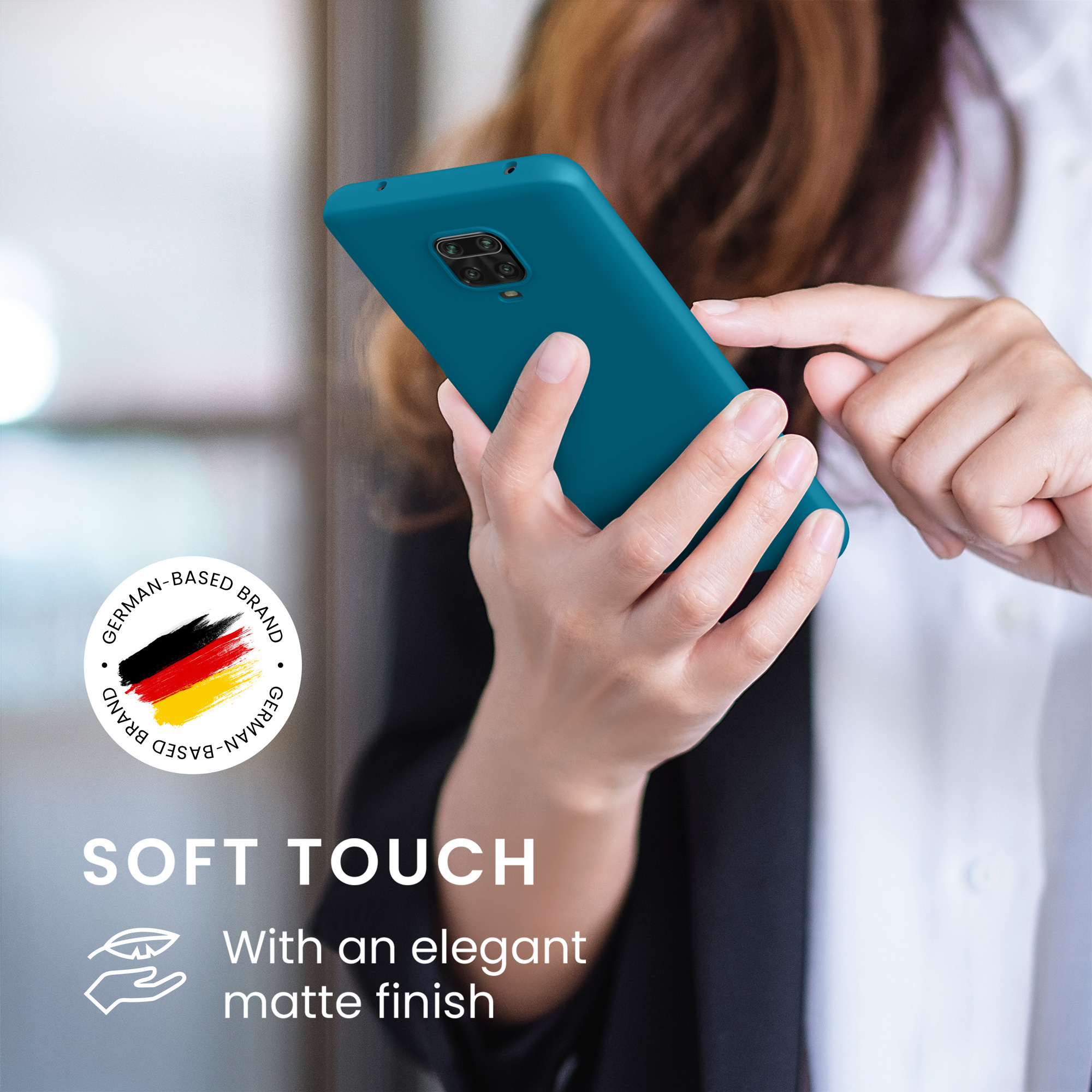 Pouzdro pro Xiaomi Redmi Note 9S / 9 Pro / 9 Pro Max kwmobile TPU - karibská modrá