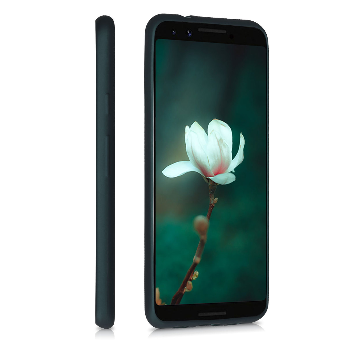 Zadní kryt kwmobile pro Google Pixel 3a - metalická petrolejová