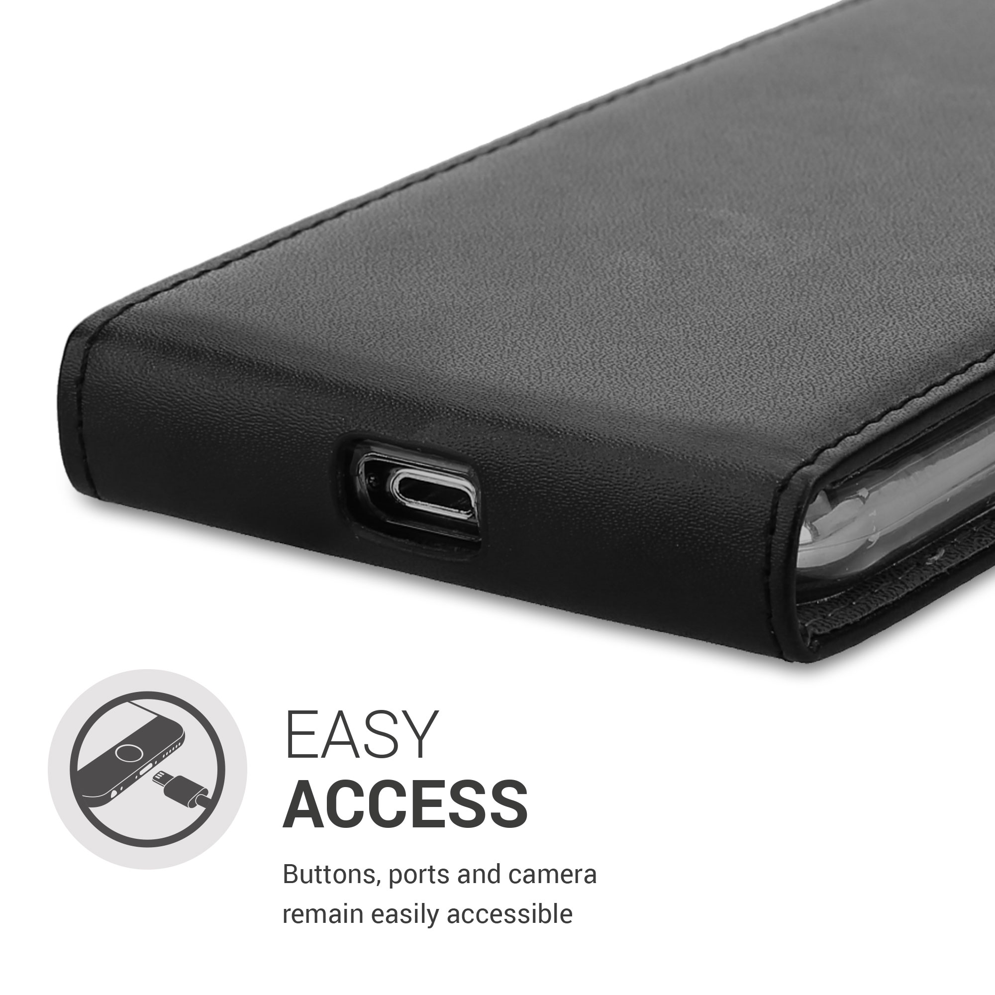 Flipové pouzdro kwmobile pro Samsung Galaxy Xcover 4 / 4S - černá
