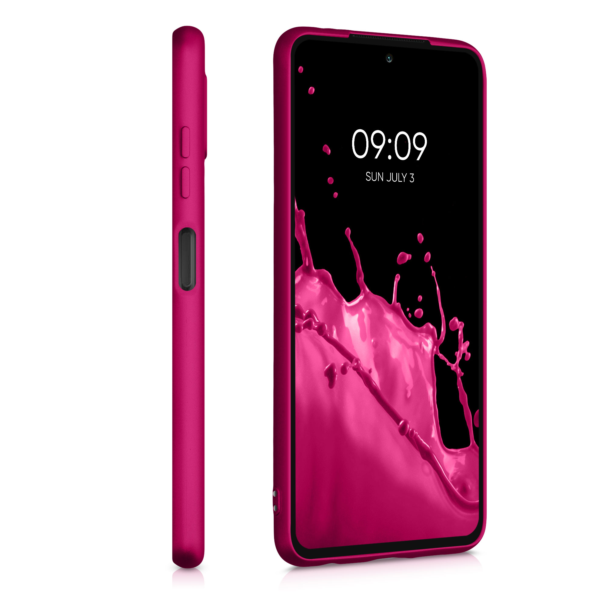 Kryt Xiaomi Poco X3 NFC metalický TPU metalická růžová kwmobile