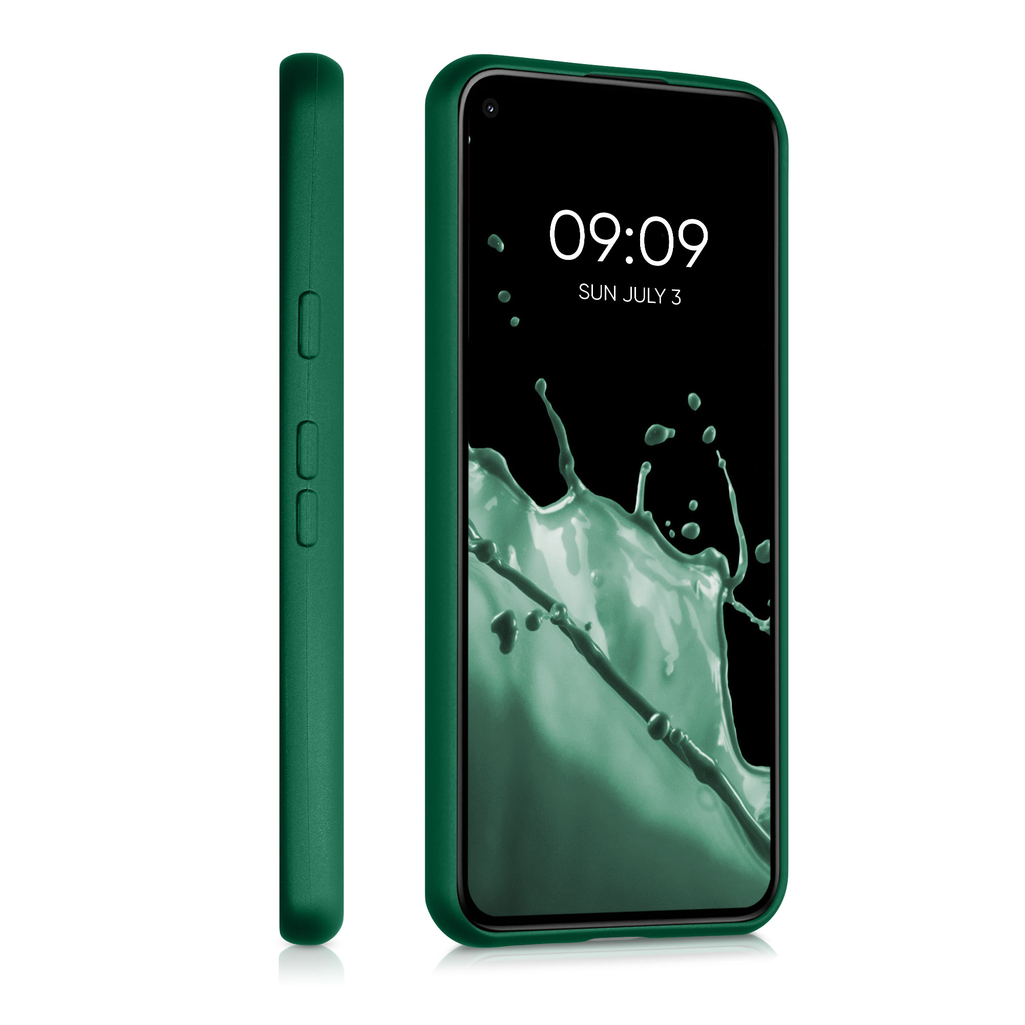 Zadní kryt kwmobile pro Google Pixel 5 - dark metallic zelená