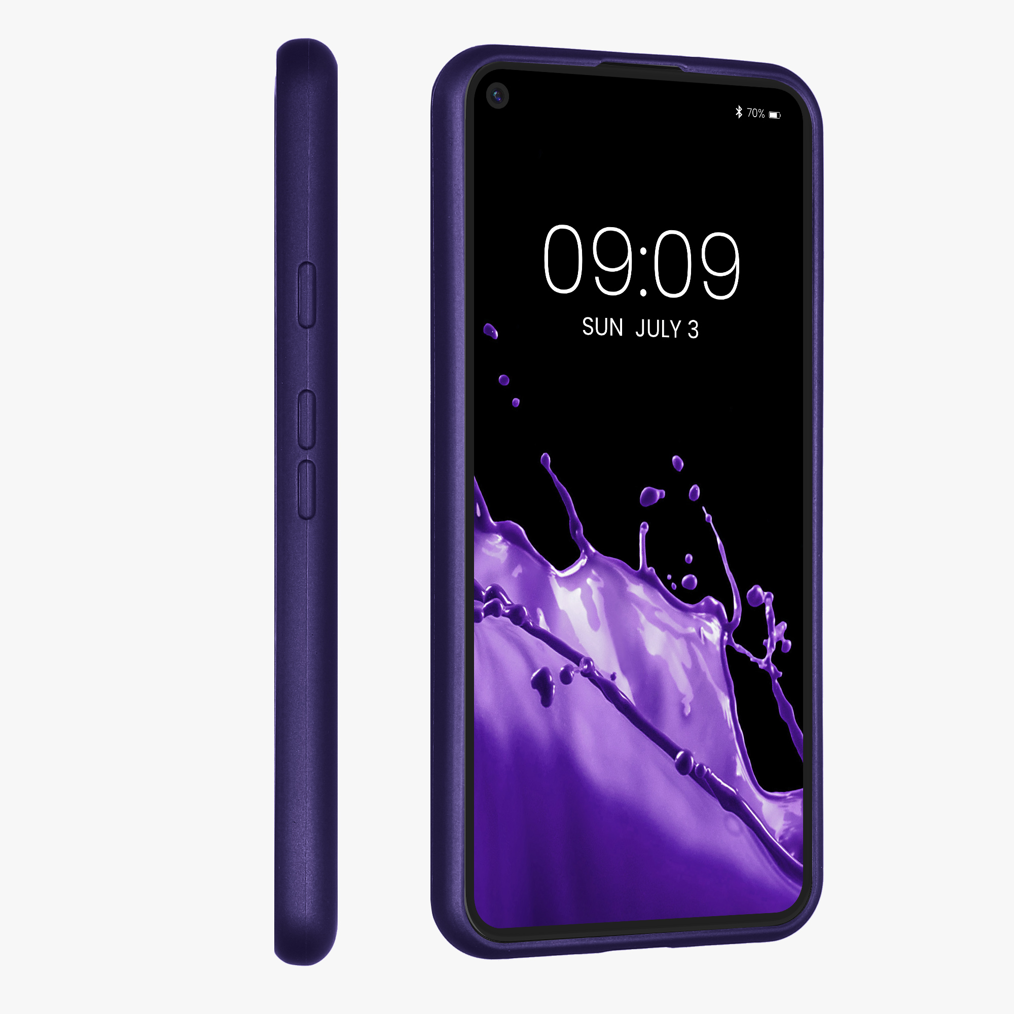 Zadní kryt kwmobile pro Google Pixel 5 - metallic modrá violet